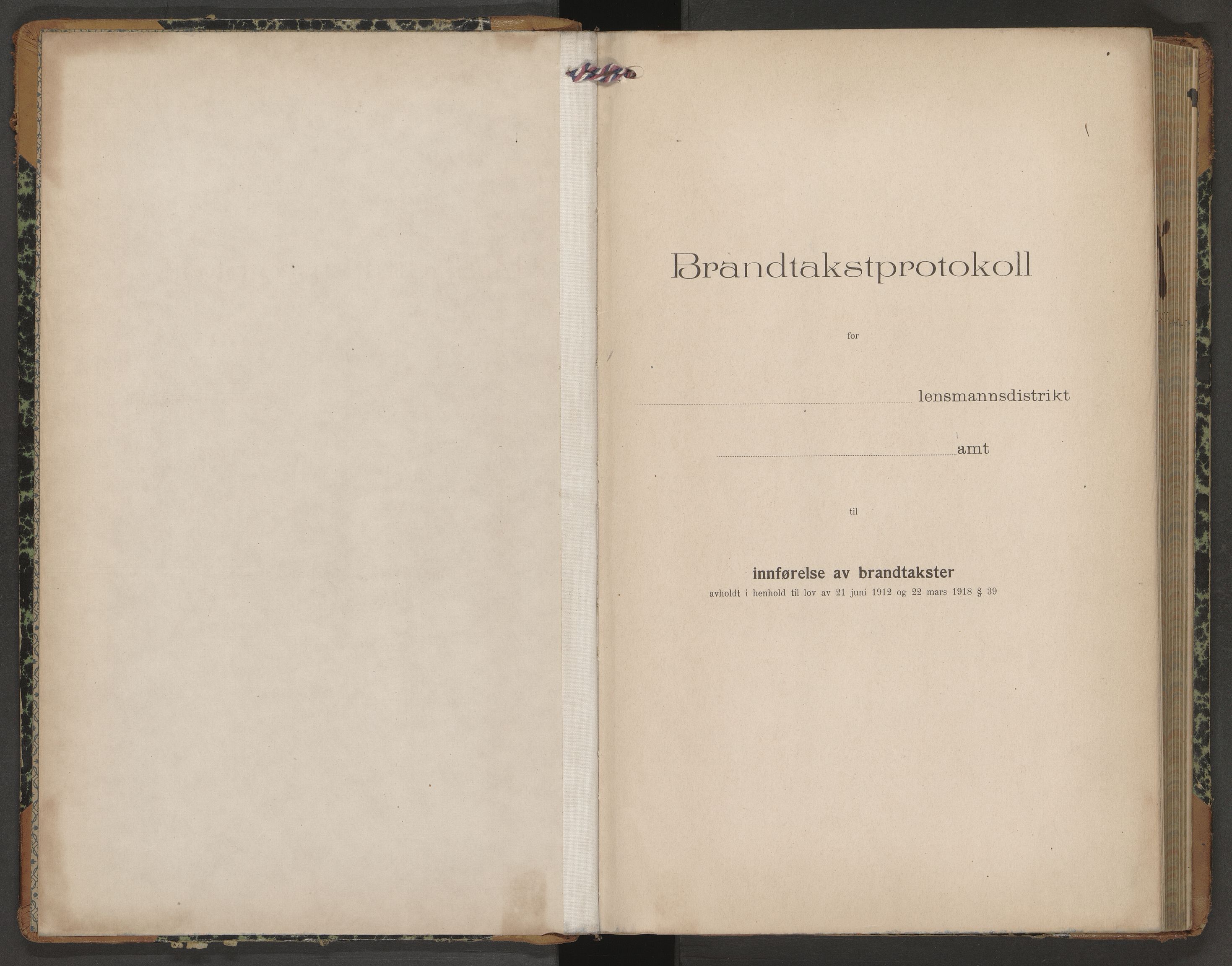 Norges Brannkasse Kvinesdal, AV/SAK-2241-0031/F/Fa/L0005: Branntakstprotokoll nr. 5, 1927-1931