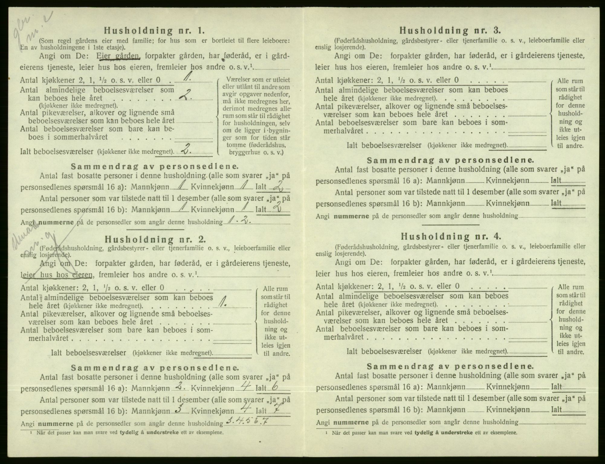 SAB, Folketelling 1920 for 1235 Voss herred, 1920, s. 438