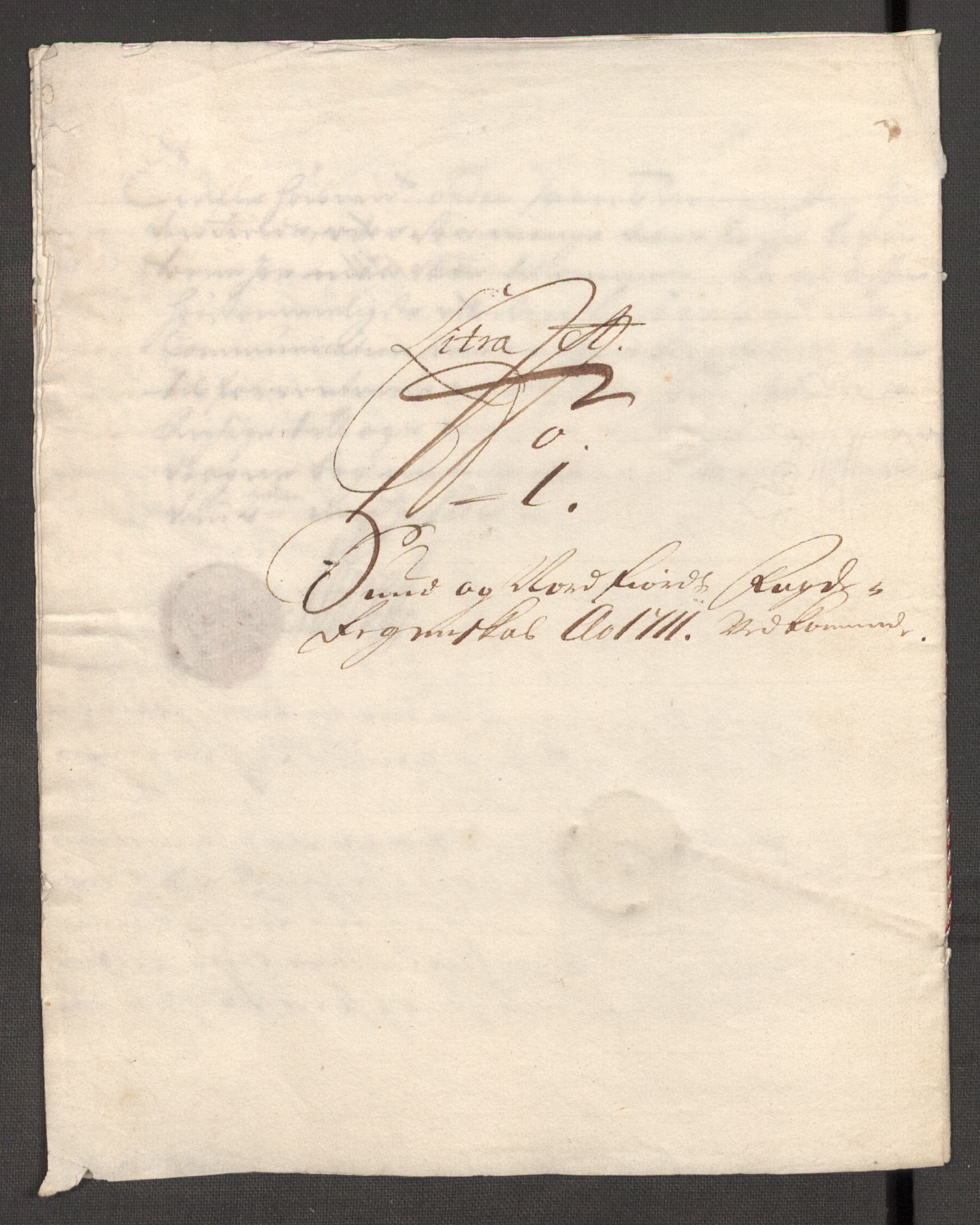 Rentekammeret inntil 1814, Reviderte regnskaper, Fogderegnskap, RA/EA-4092/R53/L3433: Fogderegnskap Sunn- og Nordfjord, 1710-1711, s. 236