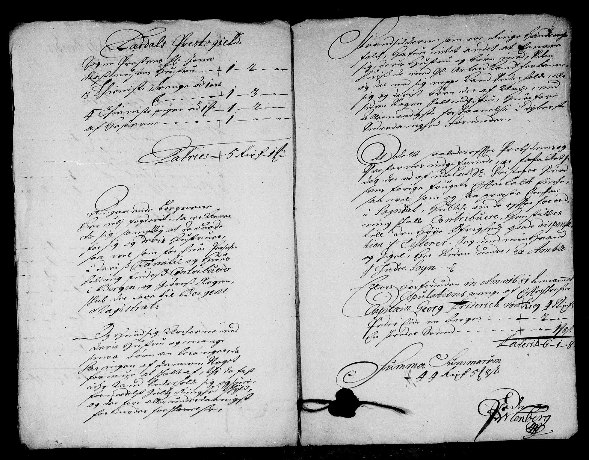 Rentekammeret inntil 1814, Reviderte regnskaper, Stiftamtstueregnskaper, Bergen stiftamt, AV/RA-EA-6043/R/Rc/L0061: Bergen stiftamt, 1681