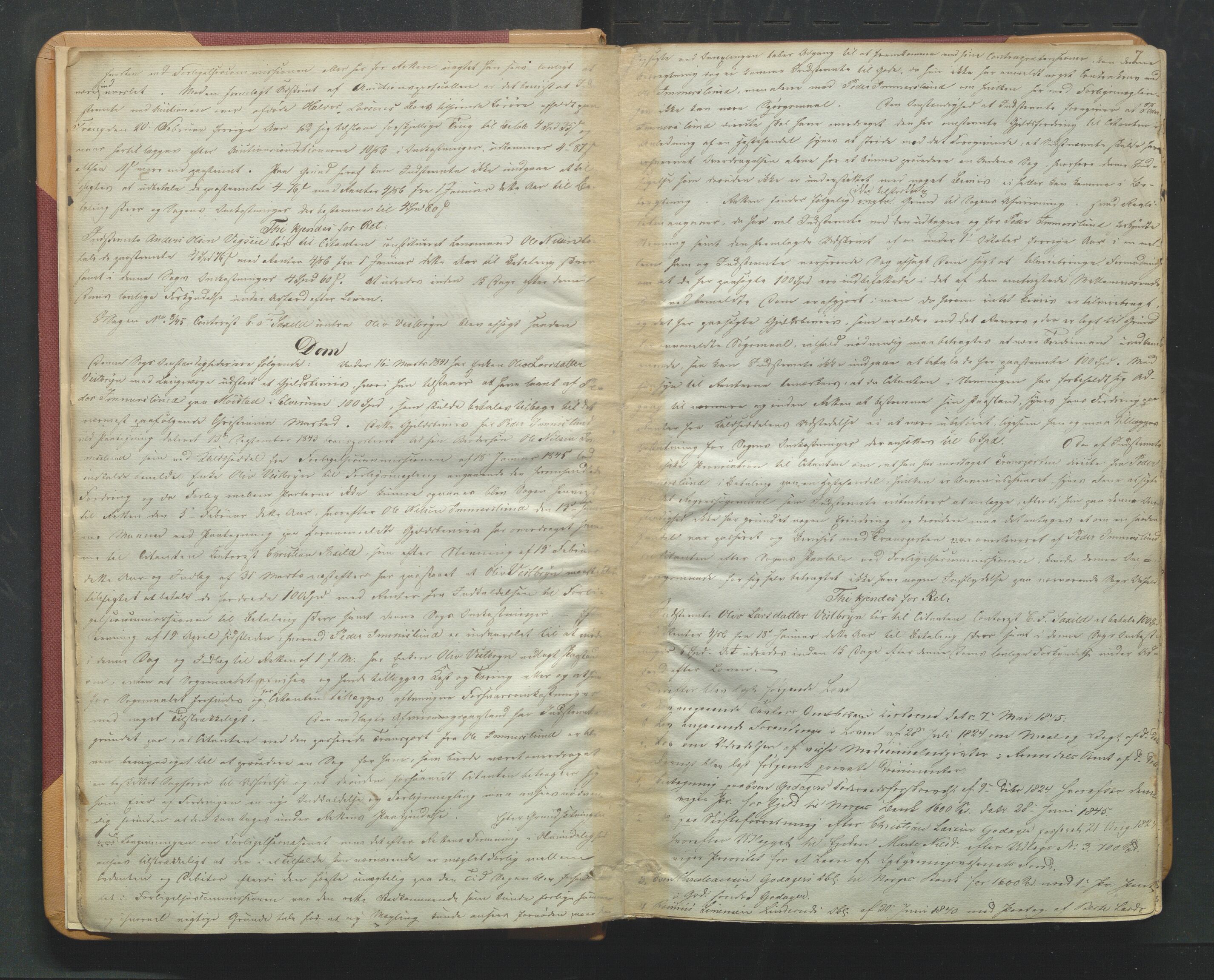 Sør-Hedmark sorenskriveri, AV/SAH-TING-014/G/Gb/Gba/L0006A: Tingbok, 1845-1853, s. 6b-7a
