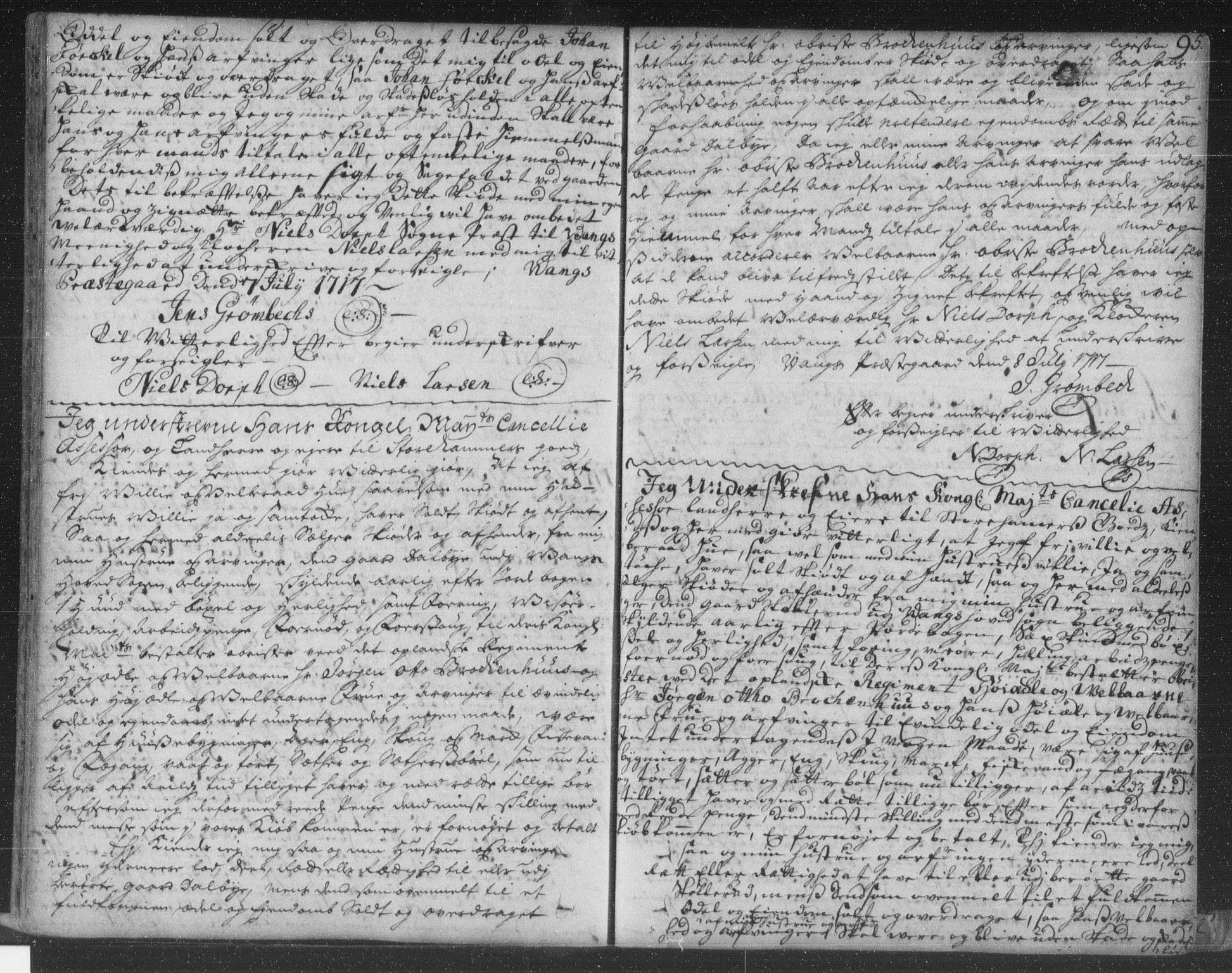Hedemarken sorenskriveri, SAH/TING-034/H/Hb/L0002: Pantebok nr. 2, 1713-1723, s. 95
