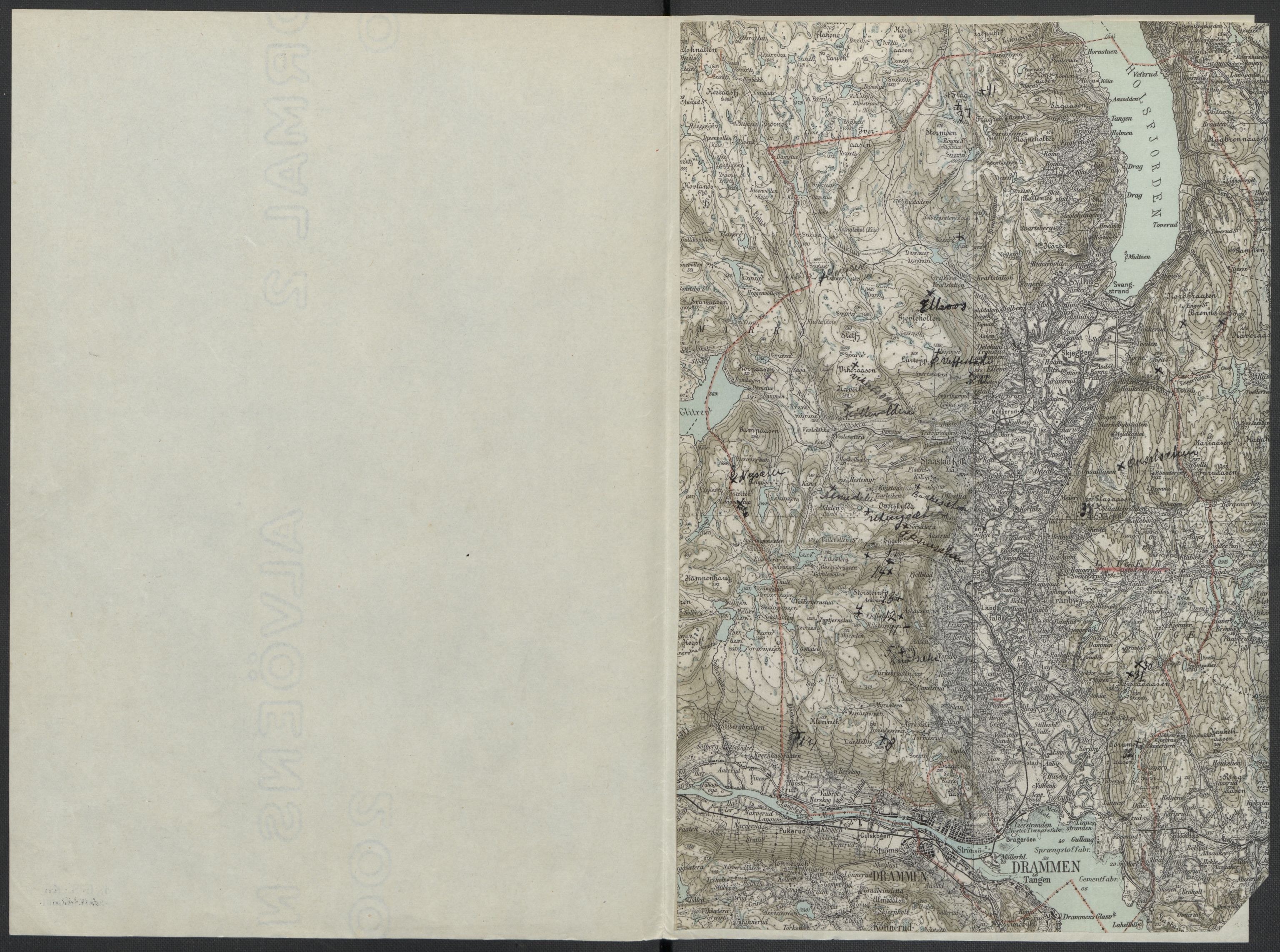 Instituttet for sammenlignende kulturforskning, AV/RA-PA-0424/F/Fc/L0006/0002: Eske B6: / Buskerud (perm XIV), 1934-1940