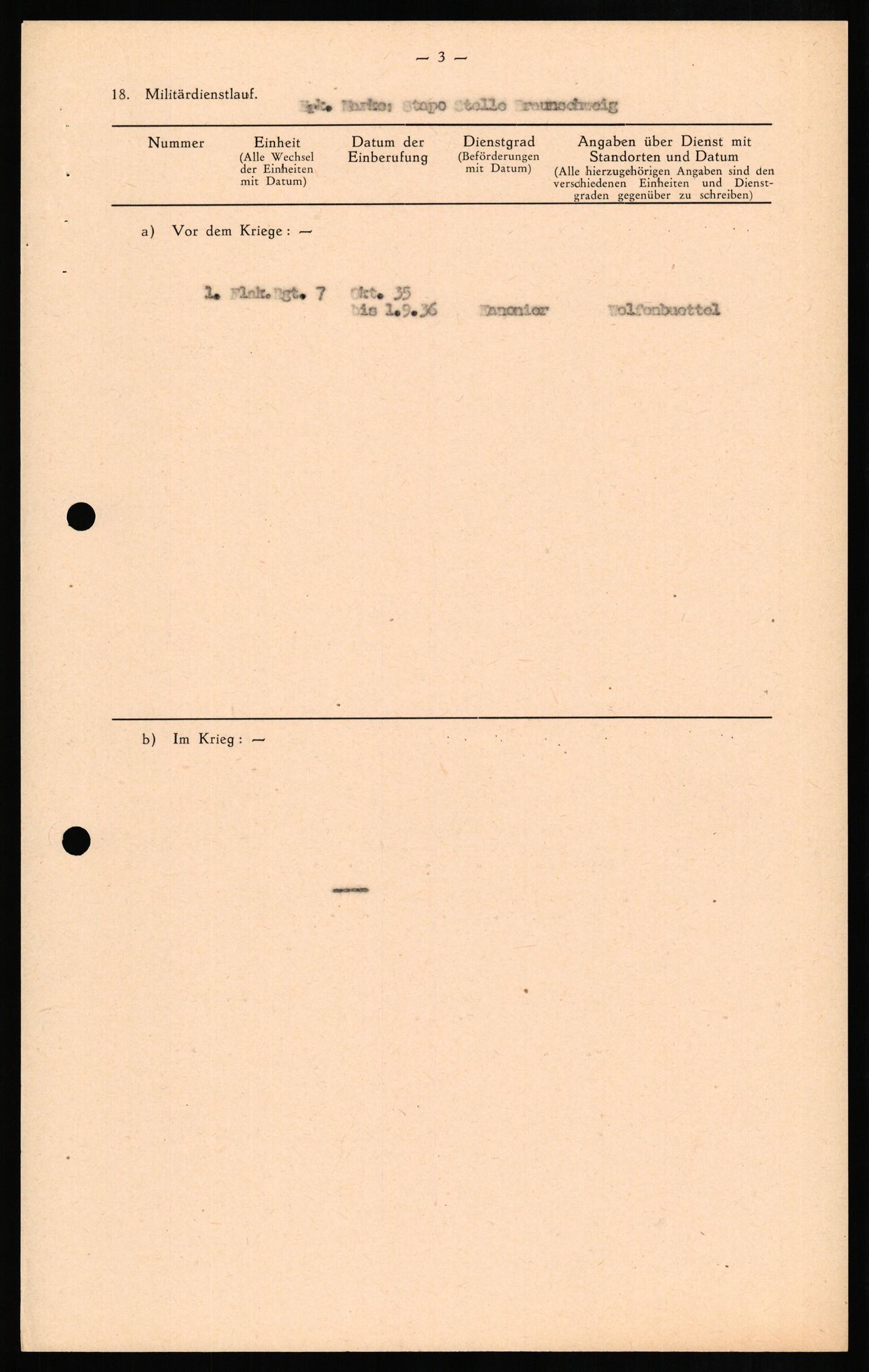 Forsvaret, Forsvarets overkommando II, RA/RAFA-3915/D/Db/L0014: CI Questionaires. Tyske okkupasjonsstyrker i Norge. Tyskere., 1945-1946, s. 443