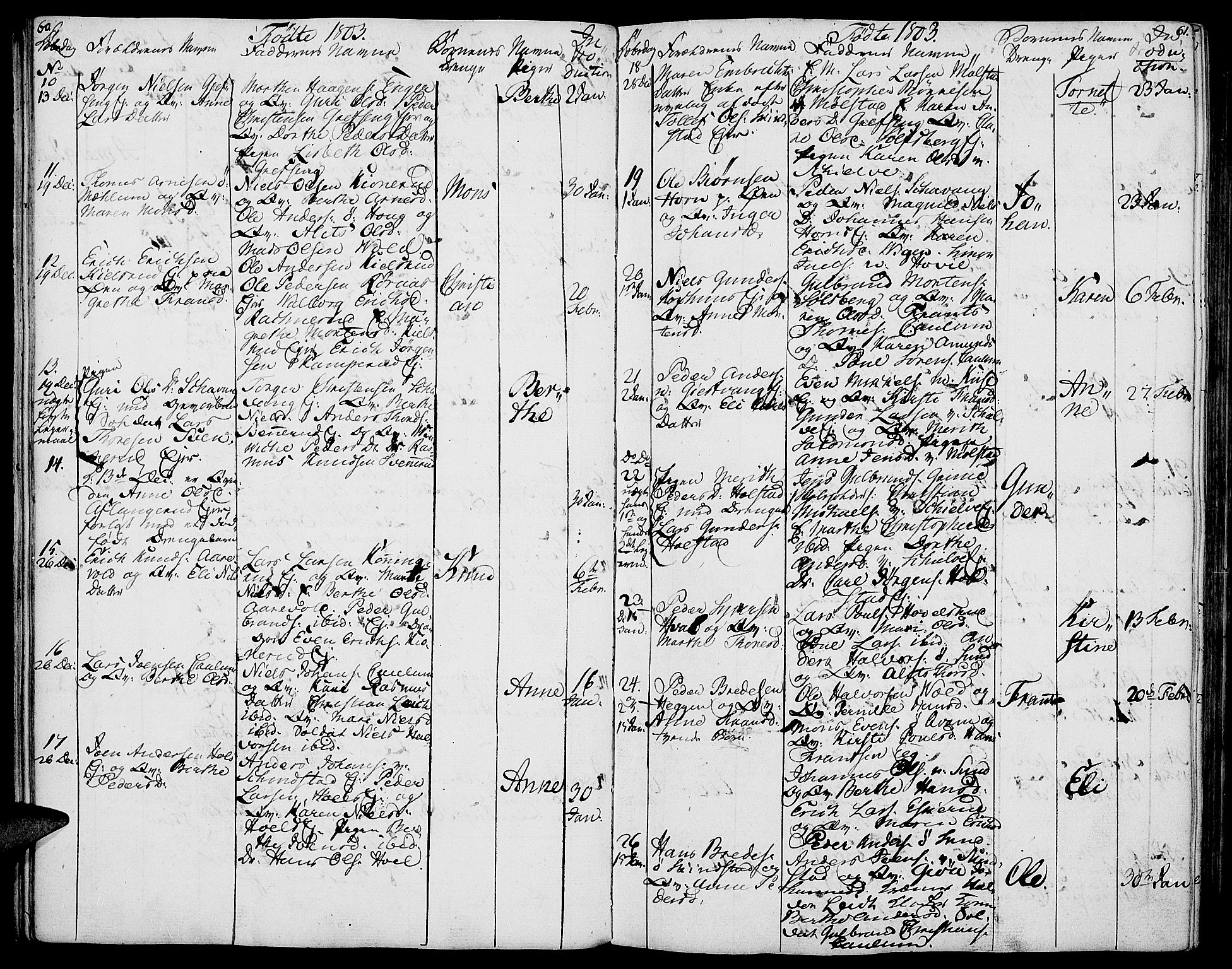 Nes prestekontor, Hedmark, AV/SAH-PREST-020/K/Ka/L0001: Ministerialbok nr. 1, 1802-1814, s. 60-61