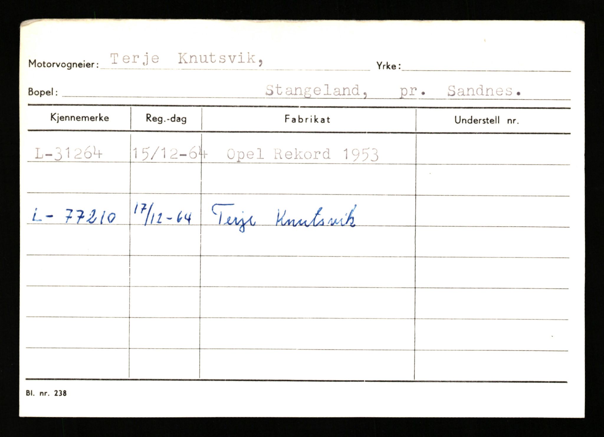 Stavanger trafikkstasjon, AV/SAST-A-101942/0/G/L0005: Registreringsnummer: 23000 - 34245, 1930-1971, s. 2517