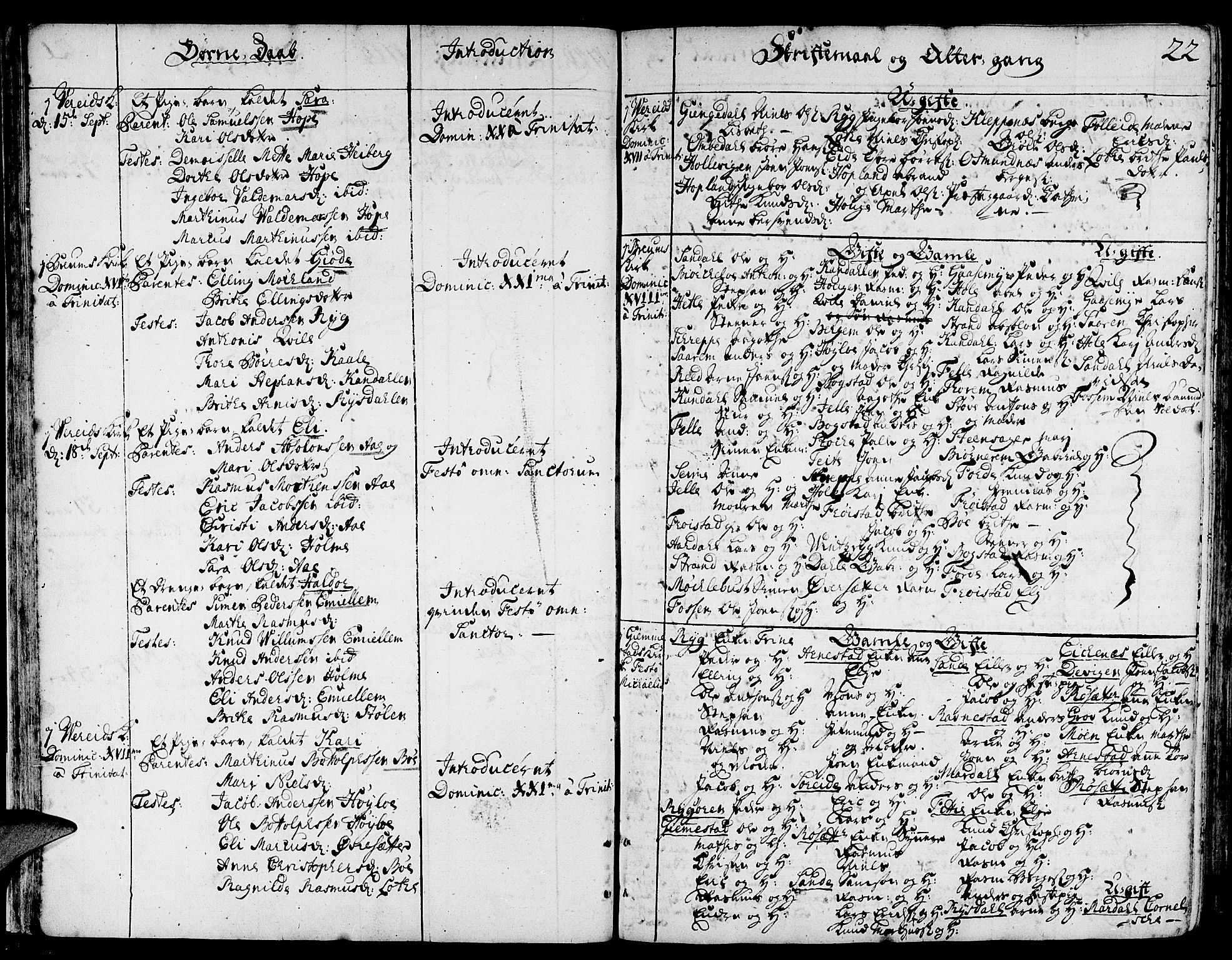 Gloppen sokneprestembete, AV/SAB-A-80101/H/Haa/Haaa/L0003: Ministerialbok nr. A 3, 1739-1757, s. 22