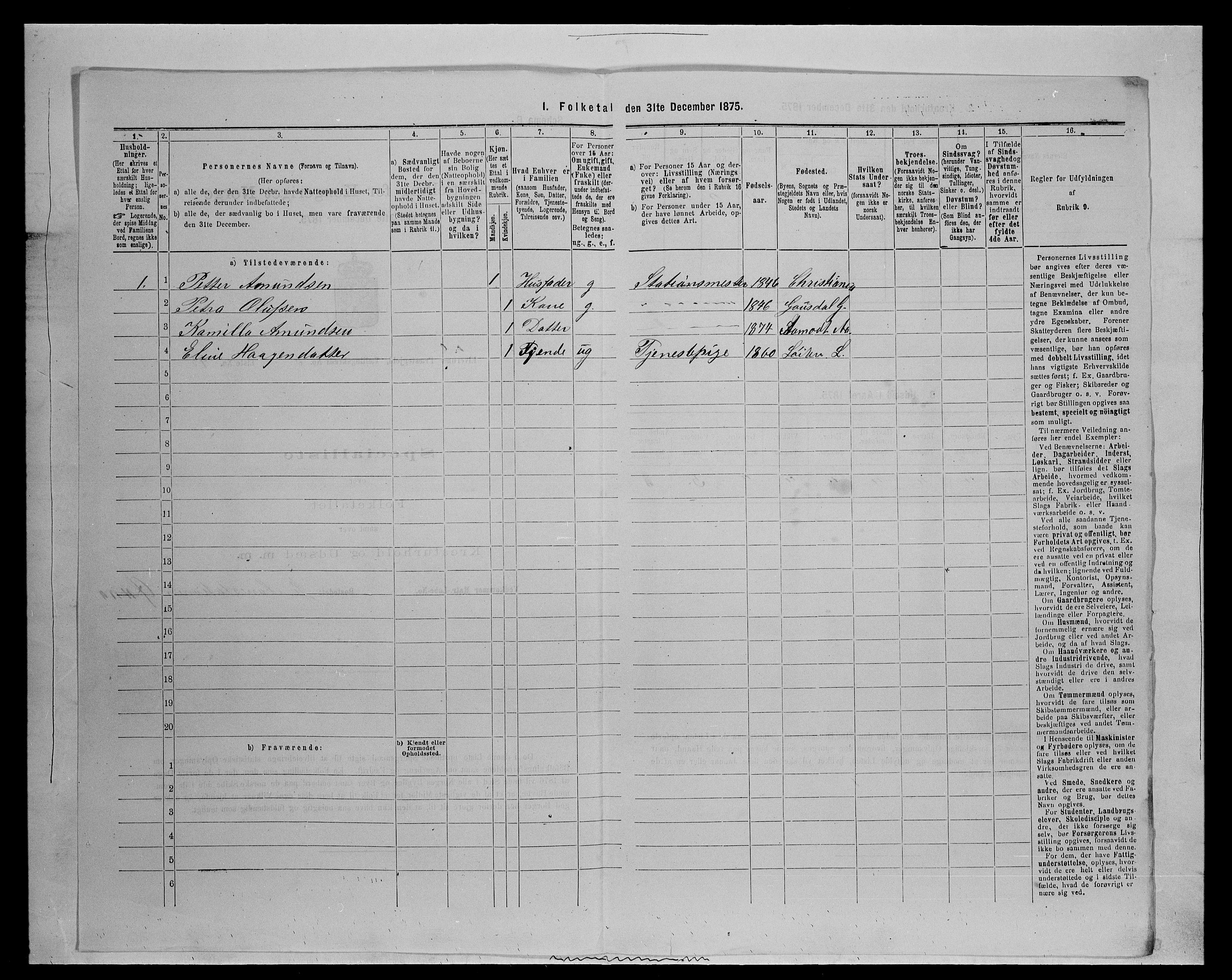 SAH, Folketelling 1875 for 0427P Elverum prestegjeld, 1875, s. 1314