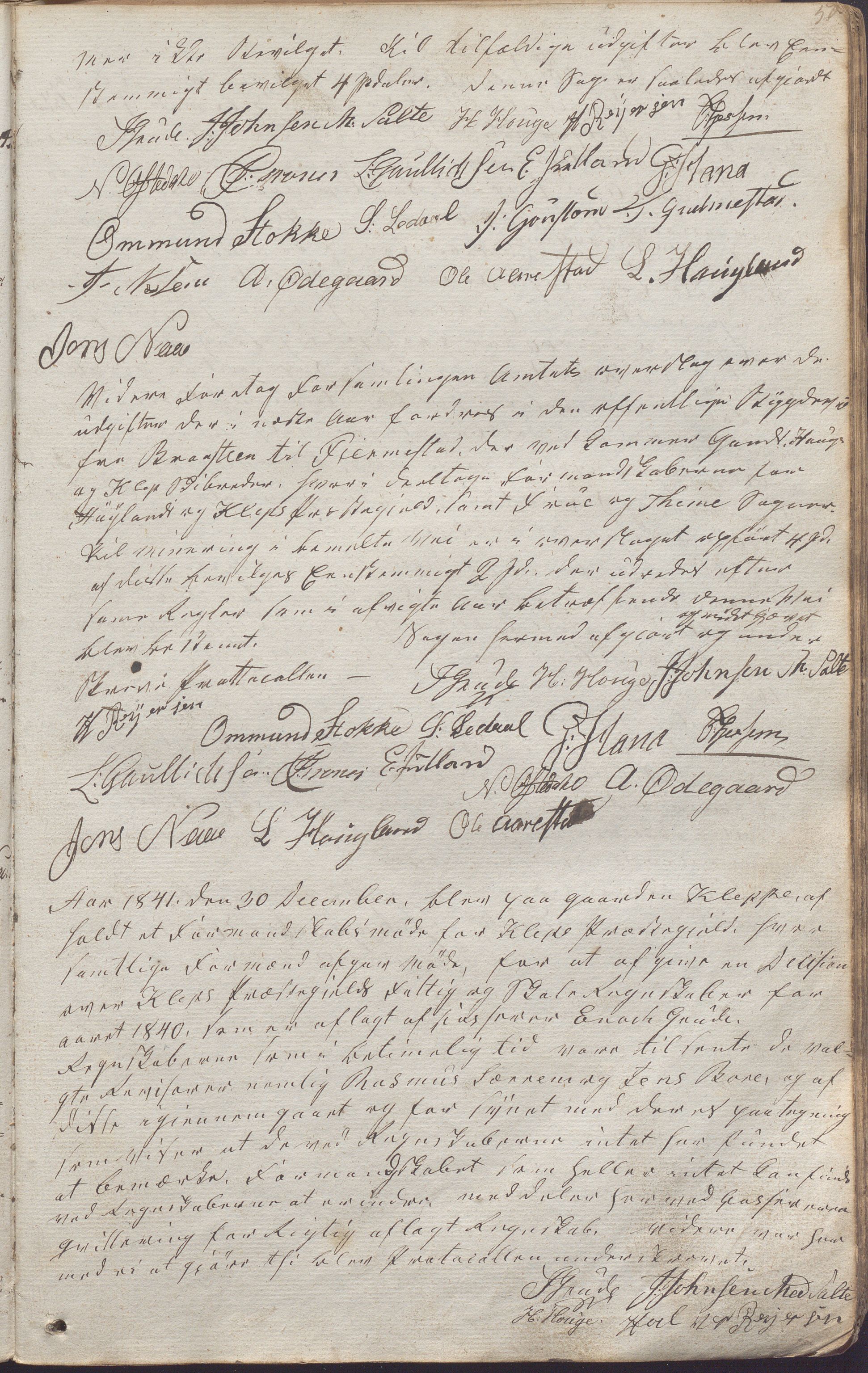Klepp kommune - Formannskapet, IKAR/K-100277/A/L0001: Møtebok, 1837-1861, s. 50a
