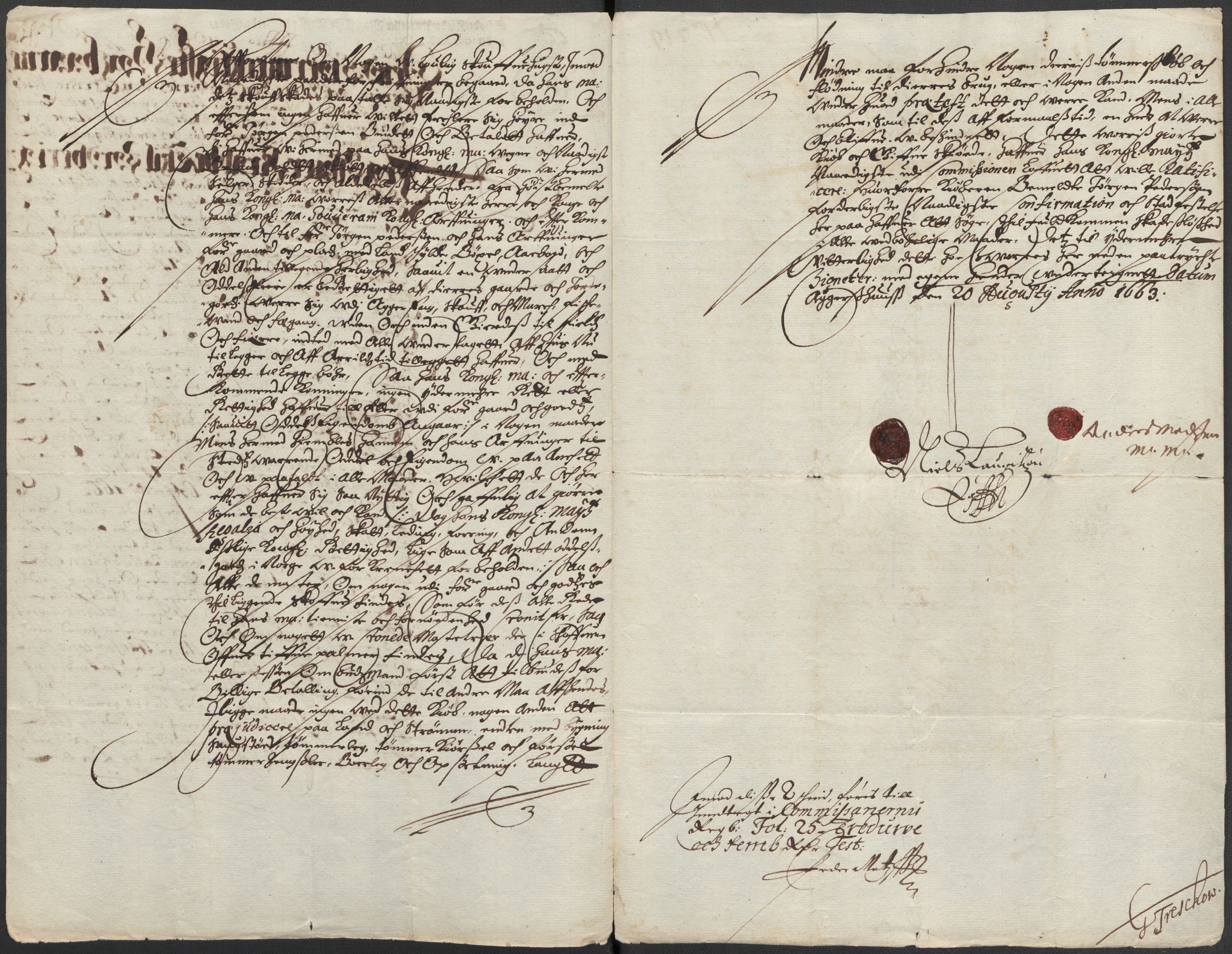 Rentekammeret, Kammerkanselliet, RA/EA-3111/G/Gg/Ggj/Ggja/L0001b: Skjøter utstedt av myndigheter i Norge og senere ombyttet med kongelige konfirmasjonsskjøter, 1663-1669, s. 475
