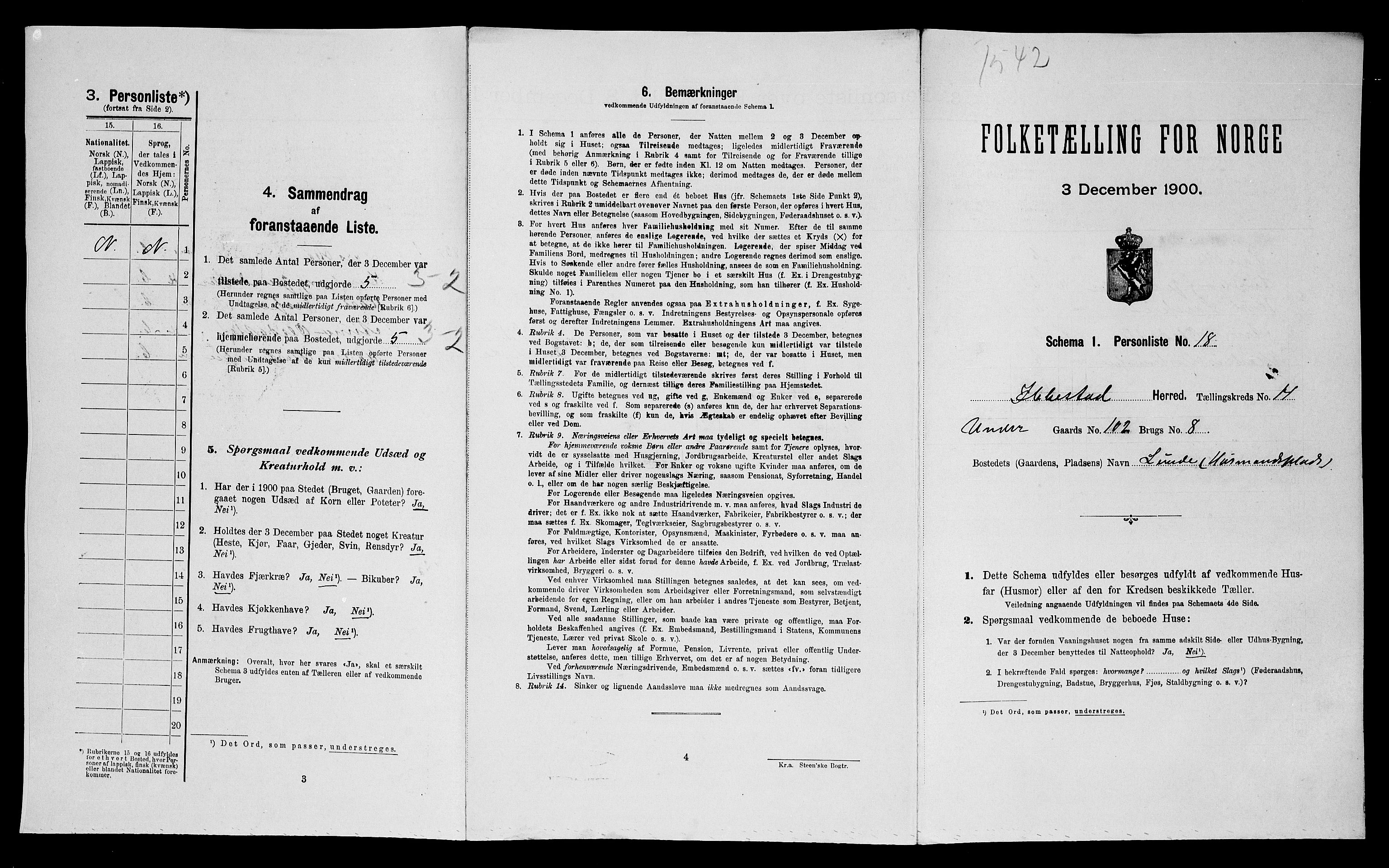 SATØ, Folketelling 1900 for 1917 Ibestad herred, 1900, s. 123