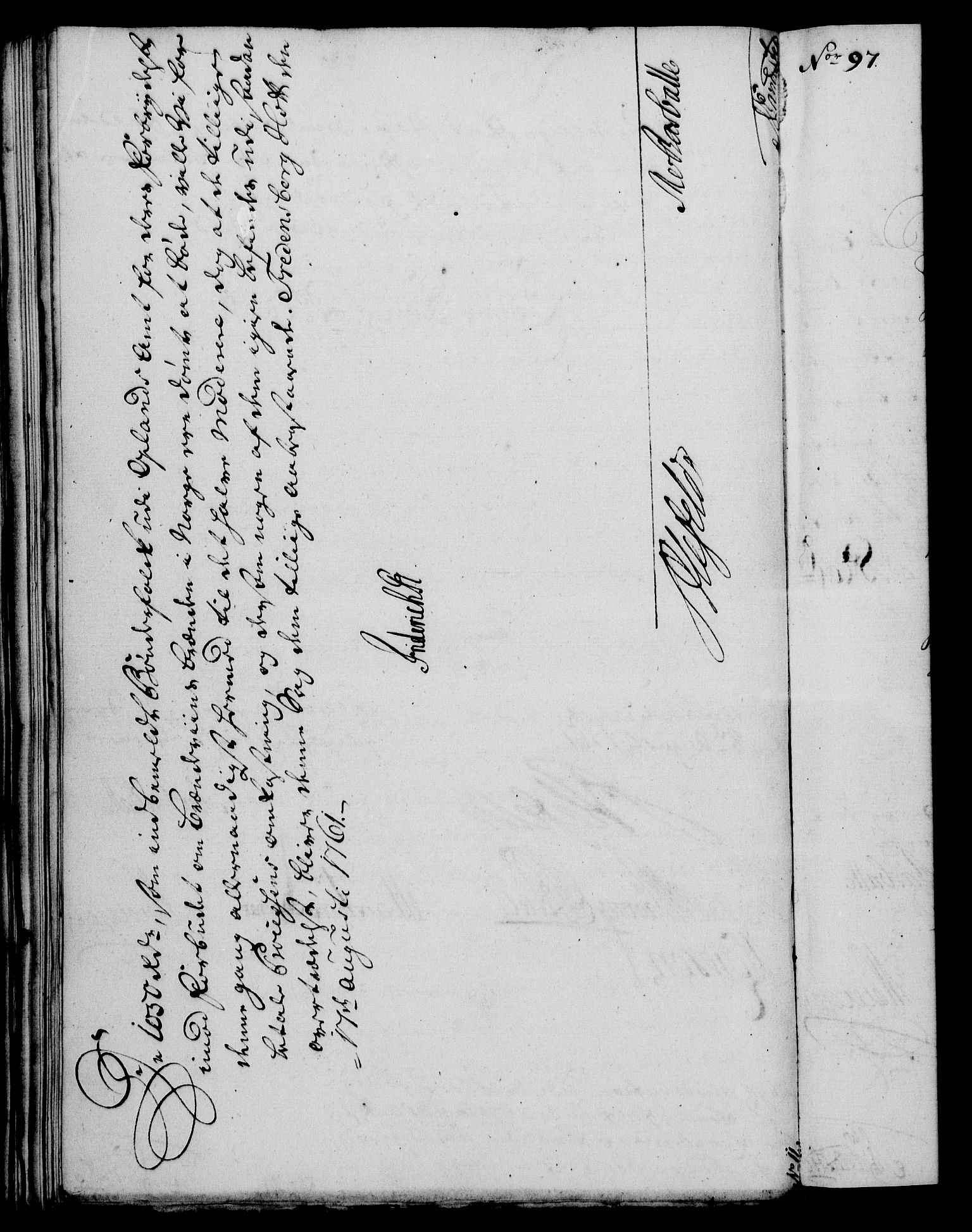 Rentekammeret, Kammerkanselliet, AV/RA-EA-3111/G/Gf/Gfa/L0043: Norsk relasjons- og resolusjonsprotokoll (merket RK 52.43), 1761, s. 371