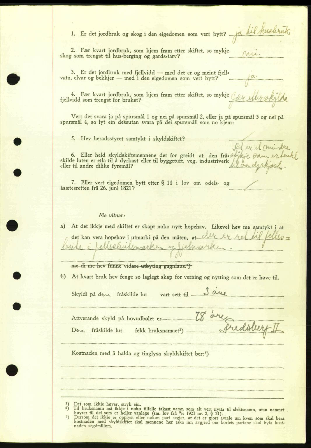 Nordre Sunnmøre sorenskriveri, AV/SAT-A-0006/1/2/2C/2Ca: Pantebok nr. A12, 1941-1942, Dagboknr: 2018/1941