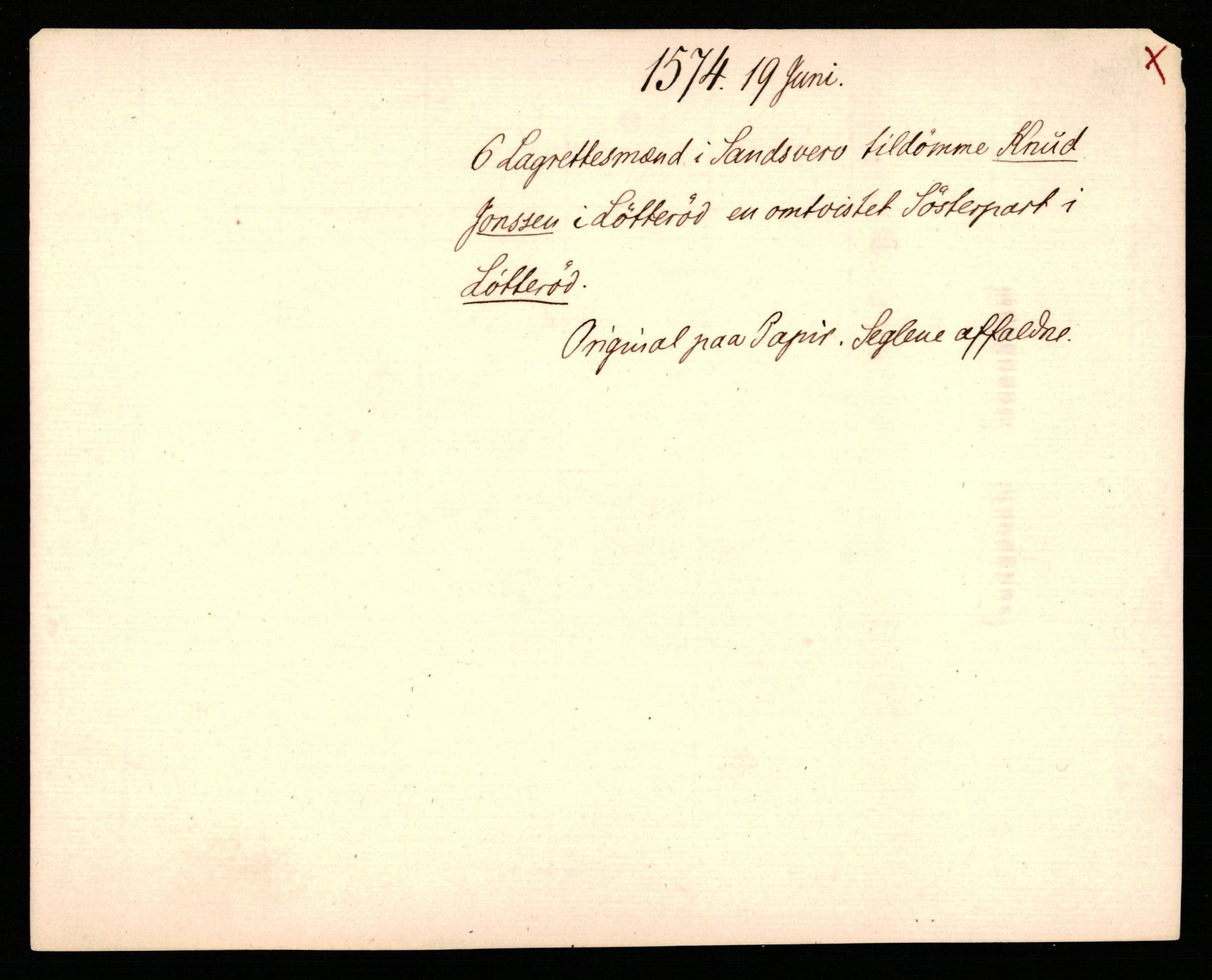 Riksarkivets diplomsamling, AV/RA-EA-5965/F35/F35b/L0002: Riksarkivets diplomer, seddelregister, 1567-1583, s. 233