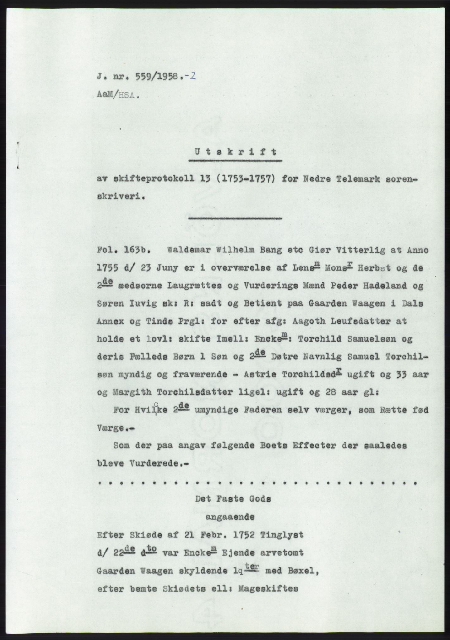 Statsarkivet i Kongsberg, SAKO/A-0001, 1958, s. 398