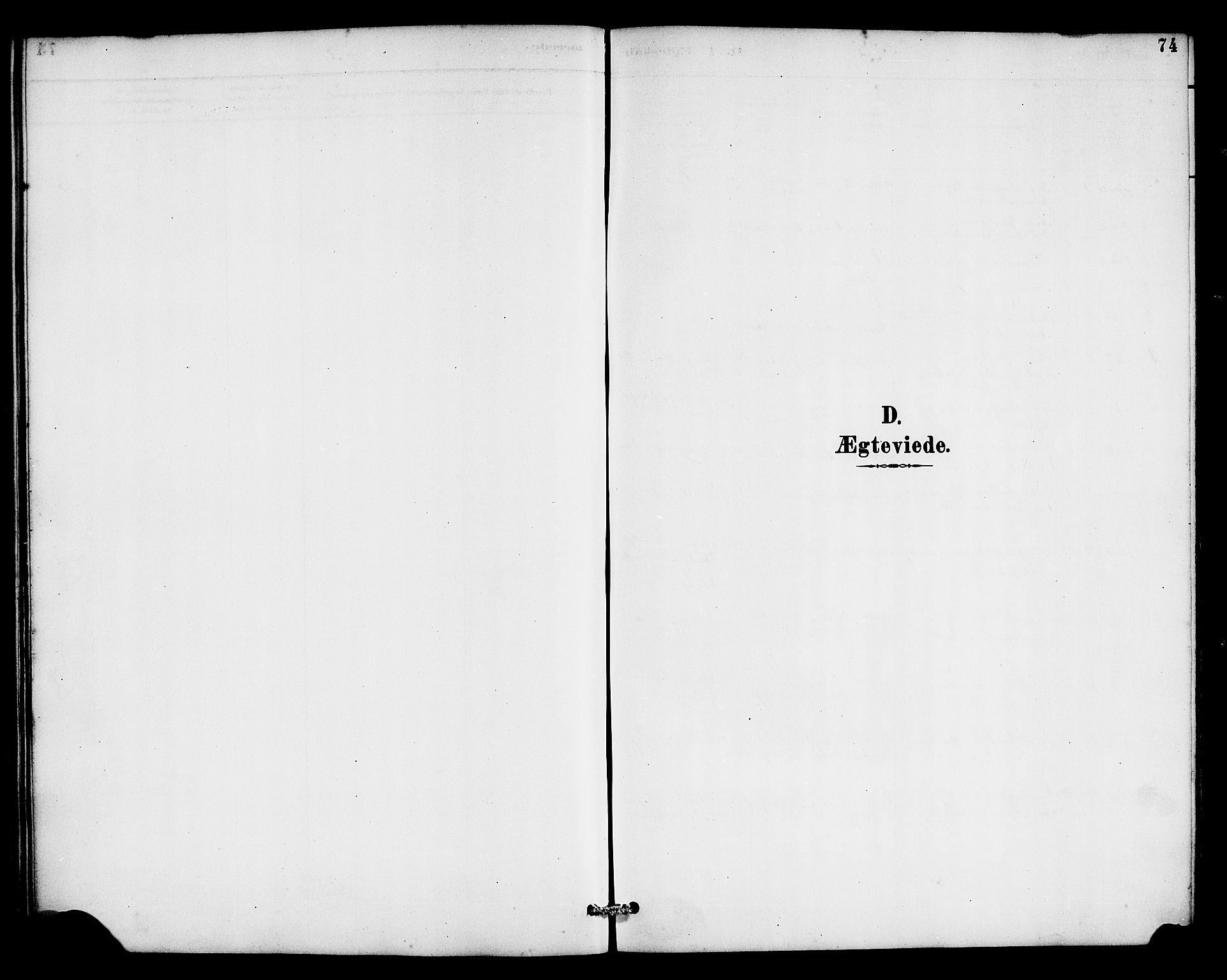 Gloppen sokneprestembete, SAB/A-80101/H/Hab/Habe/L0001: Klokkerbok nr. E 1, 1891-1917, s. 74