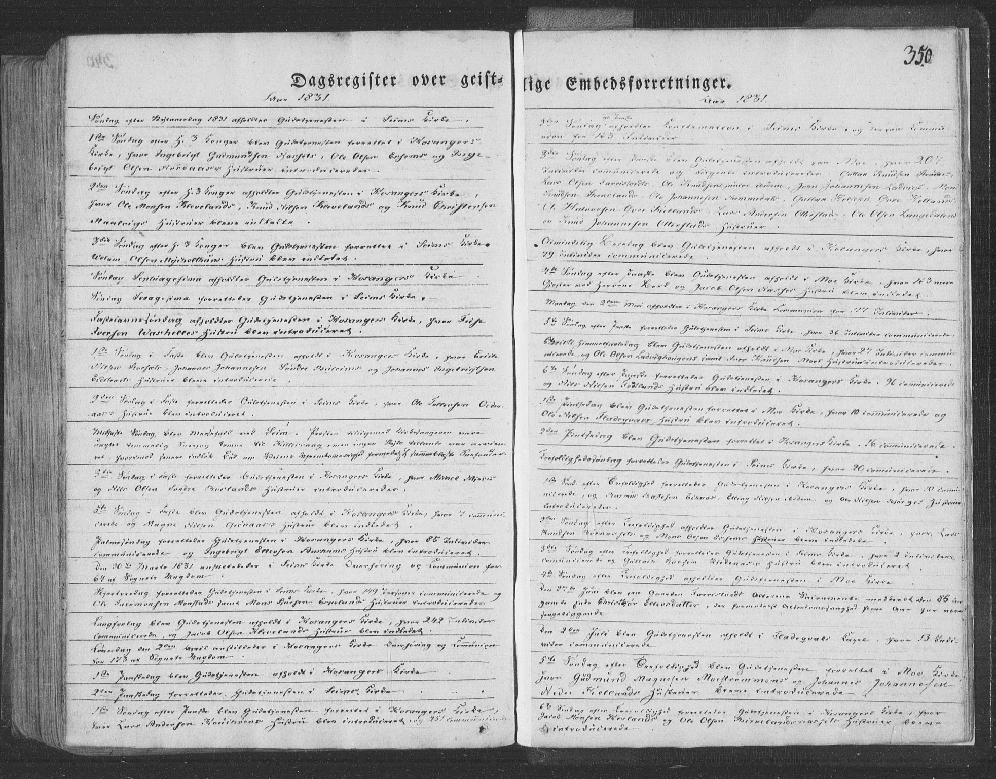 Hosanger sokneprestembete, AV/SAB-A-75801/H/Haa: Ministerialbok nr. A 6, 1824-1835, s. 350