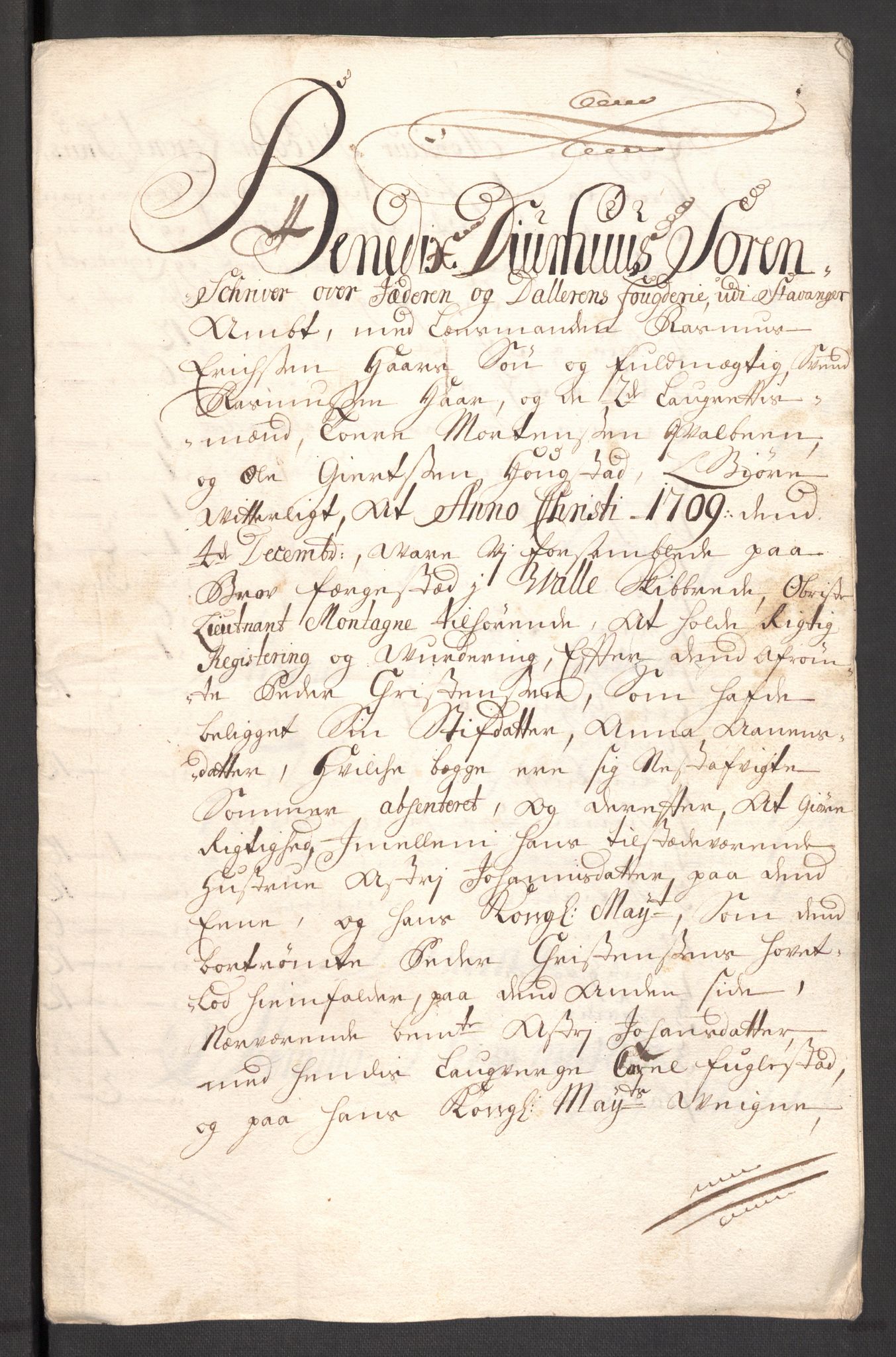 Rentekammeret inntil 1814, Reviderte regnskaper, Fogderegnskap, RA/EA-4092/R46/L2734: Fogderegnskap Jæren og Dalane, 1709-1710, s. 151