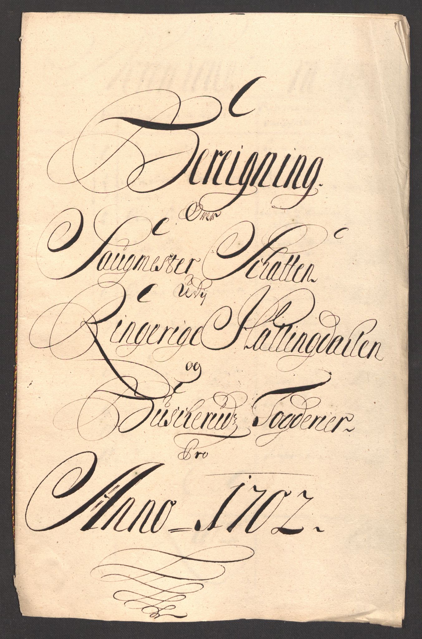 Rentekammeret inntil 1814, Reviderte regnskaper, Fogderegnskap, AV/RA-EA-4092/R22/L1459: Fogderegnskap Ringerike, Hallingdal og Buskerud, 1702, s. 177