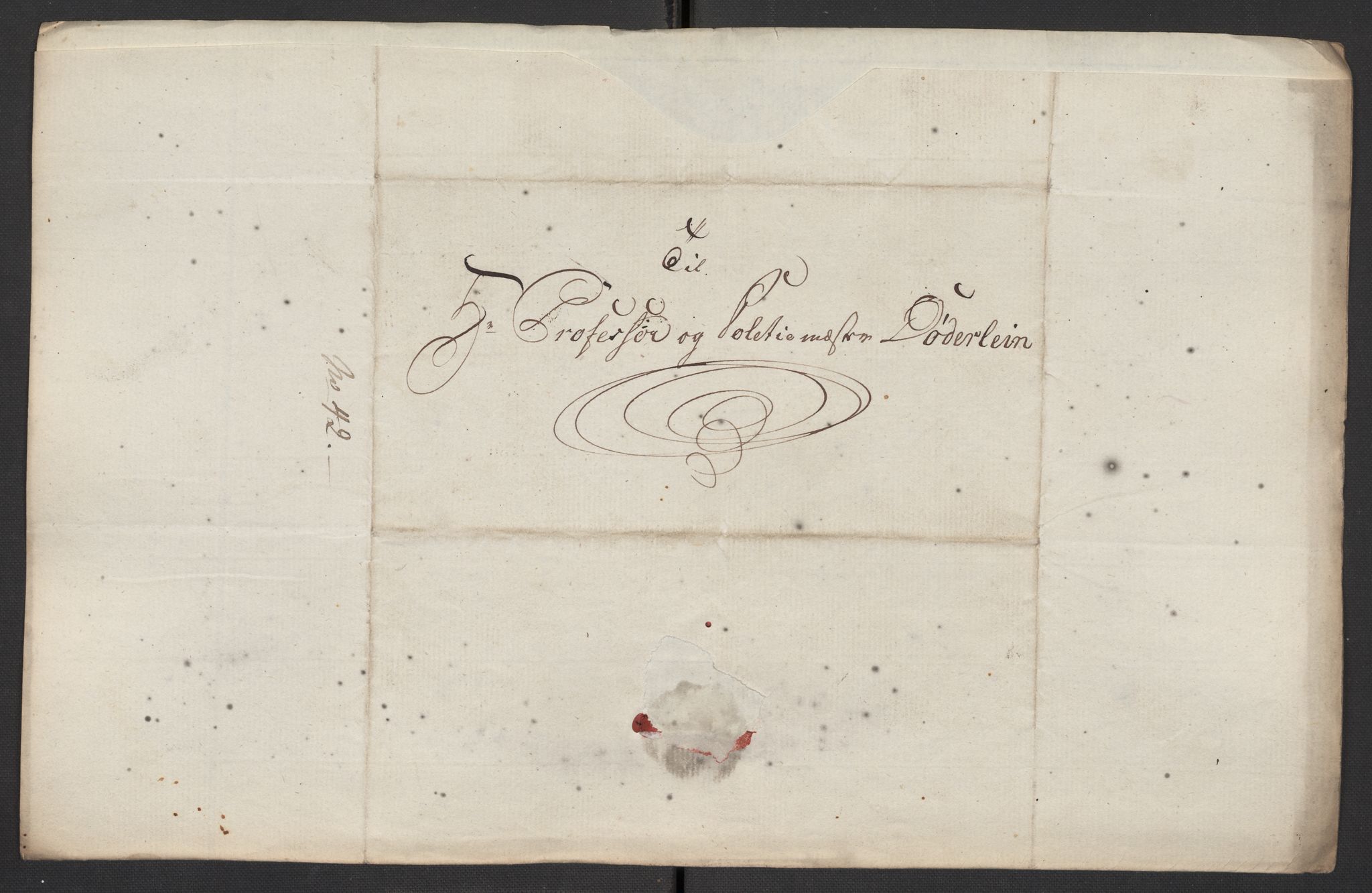 Oslo politidistrikt, AV/SAO-A-10085/D/Da/L0003: Innkomne brev, pro memoria m.v., 1781, s. 242