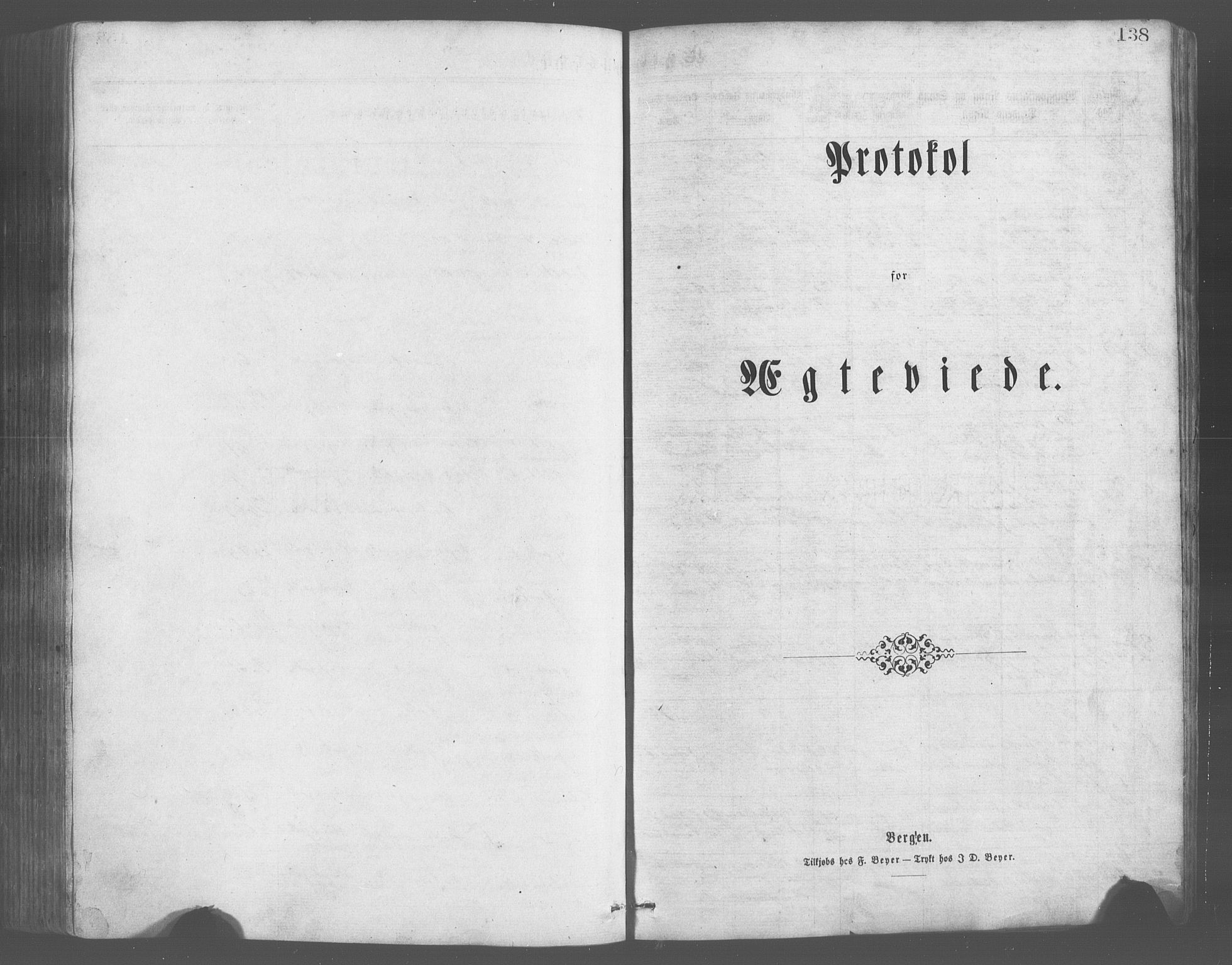 Evanger sokneprestembete, SAB/A-99924: Klokkerbok nr. A 2, 1863-1879, s. 138