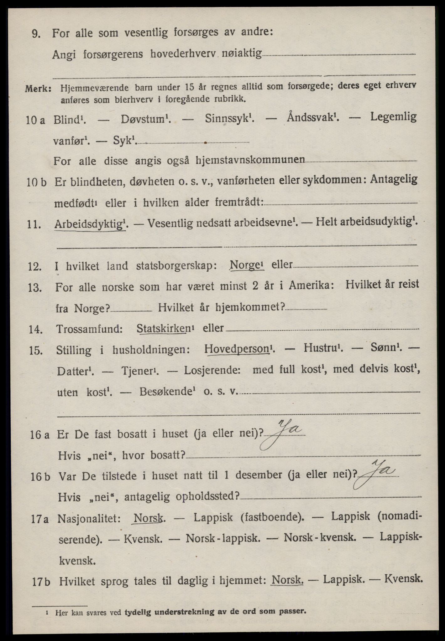 SAT, Folketelling 1920 for 1634 Oppdal herred, 1920, s. 4966