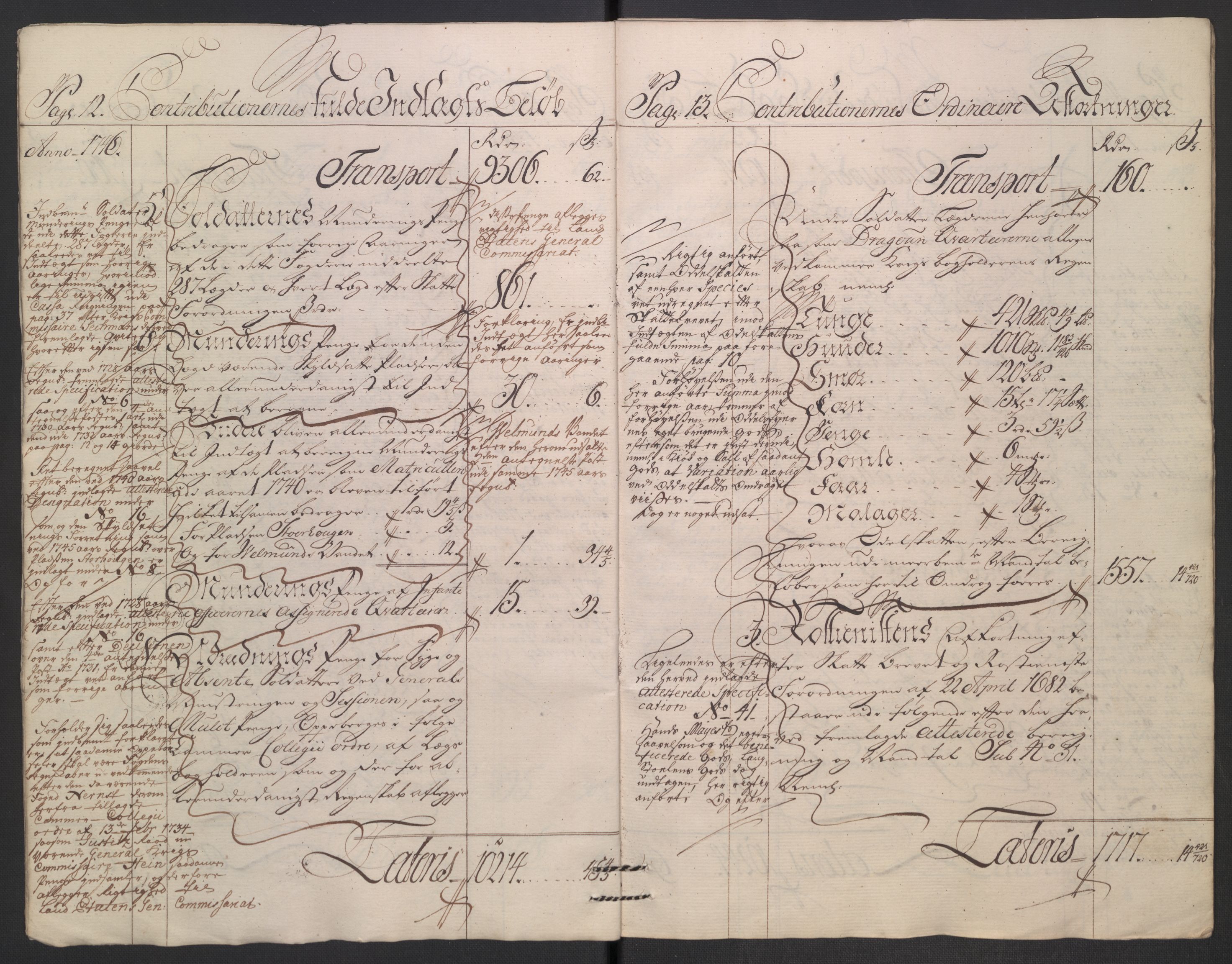 Rentekammeret inntil 1814, Reviderte regnskaper, Fogderegnskap, AV/RA-EA-4092/R18/L1345: Fogderegnskap Hadeland, Toten og Valdres, 1745-1746, s. 347