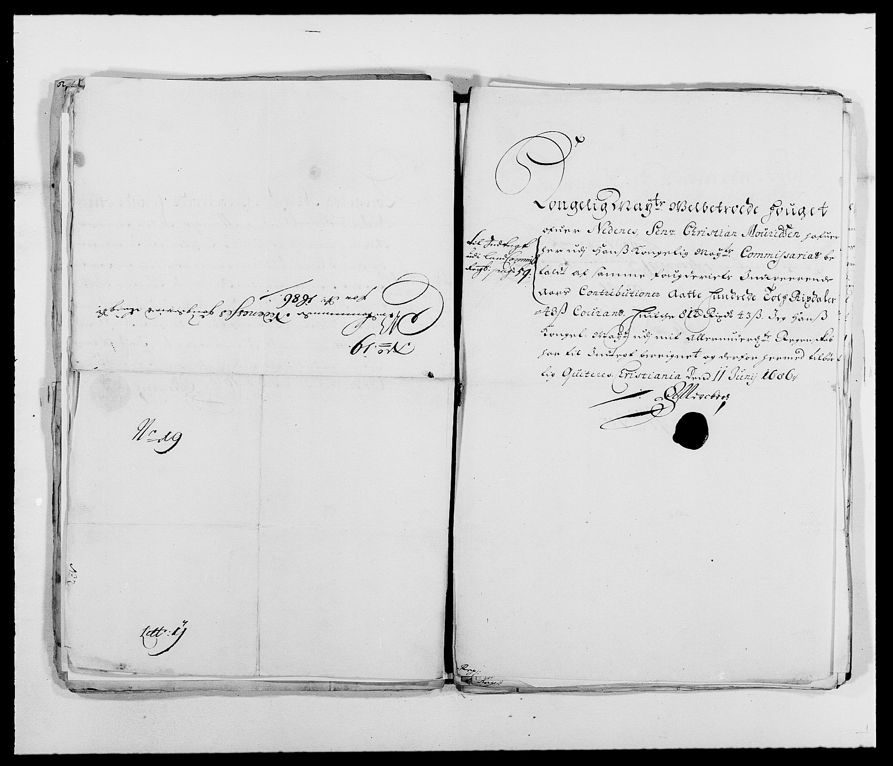 Rentekammeret inntil 1814, Reviderte regnskaper, Fogderegnskap, AV/RA-EA-4092/R39/L2307: Fogderegnskap Nedenes, 1684-1689, s. 92