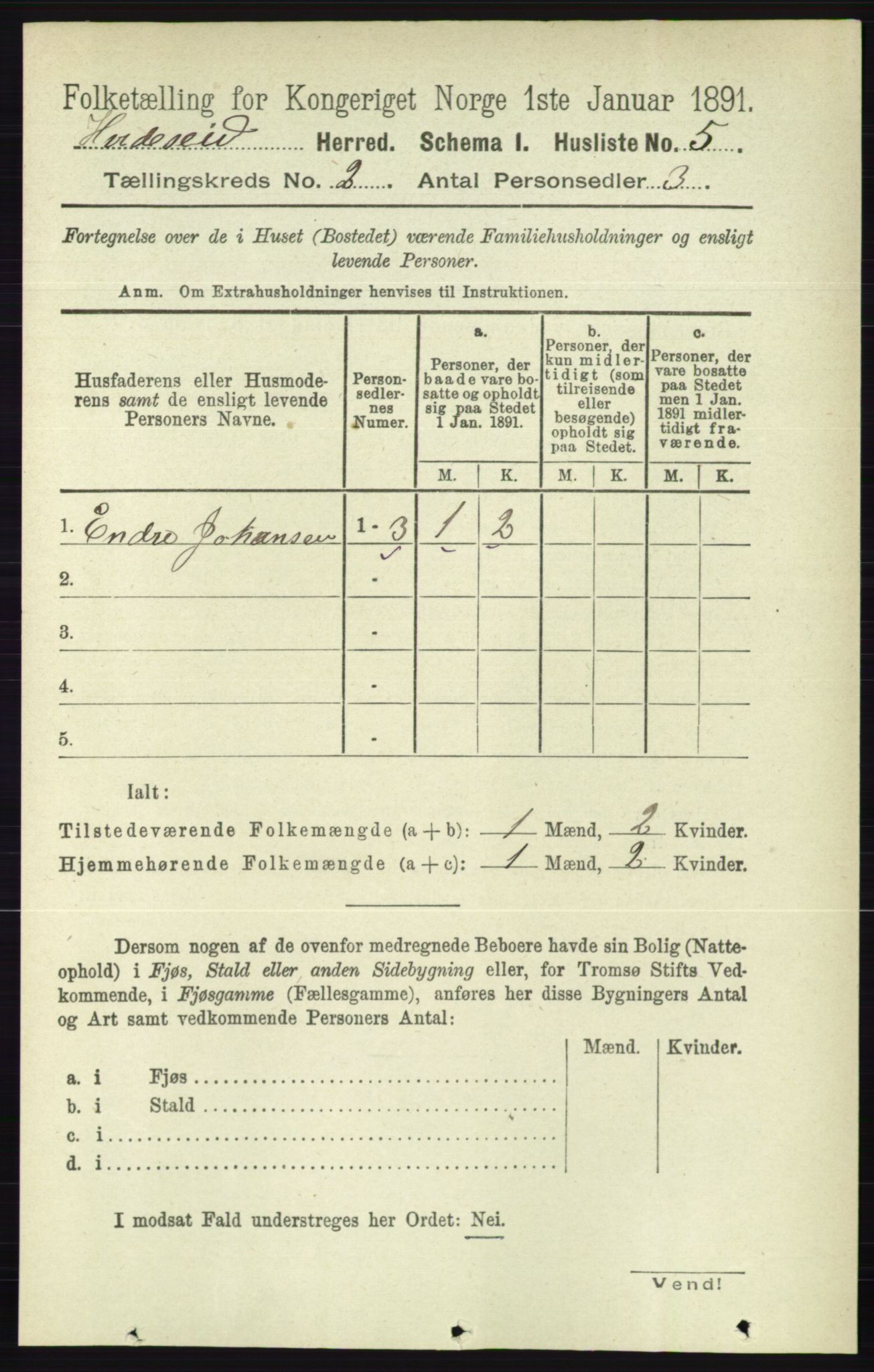 RA, Folketelling 1891 for 0829 Kviteseid herred, 1891, s. 263