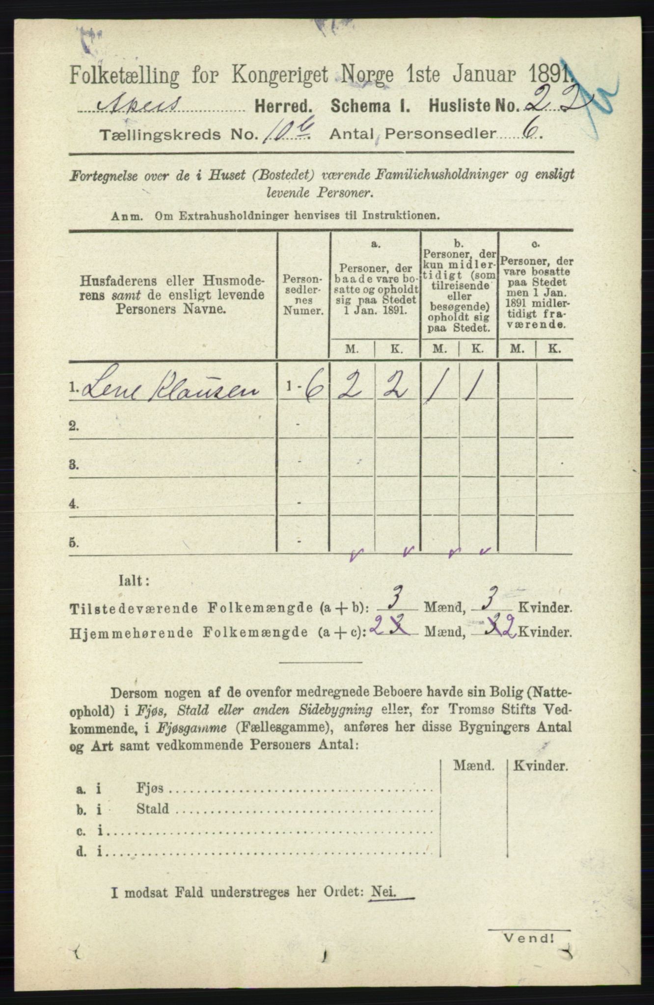 RA, Folketelling 1891 for 0218 Aker herred, 1891, s. 9574