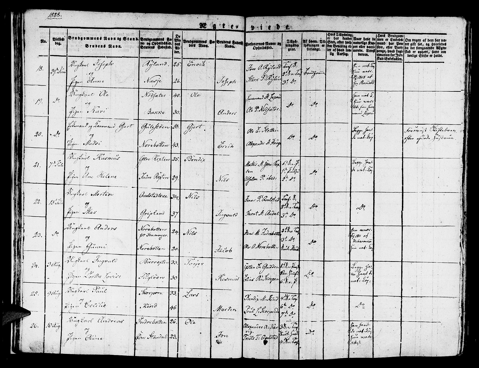 Kinn sokneprestembete, AV/SAB-A-80801/H/Haa/Haaa/L0004/0002: Ministerialbok nr. A 4II, 1822-1840, s. 24
