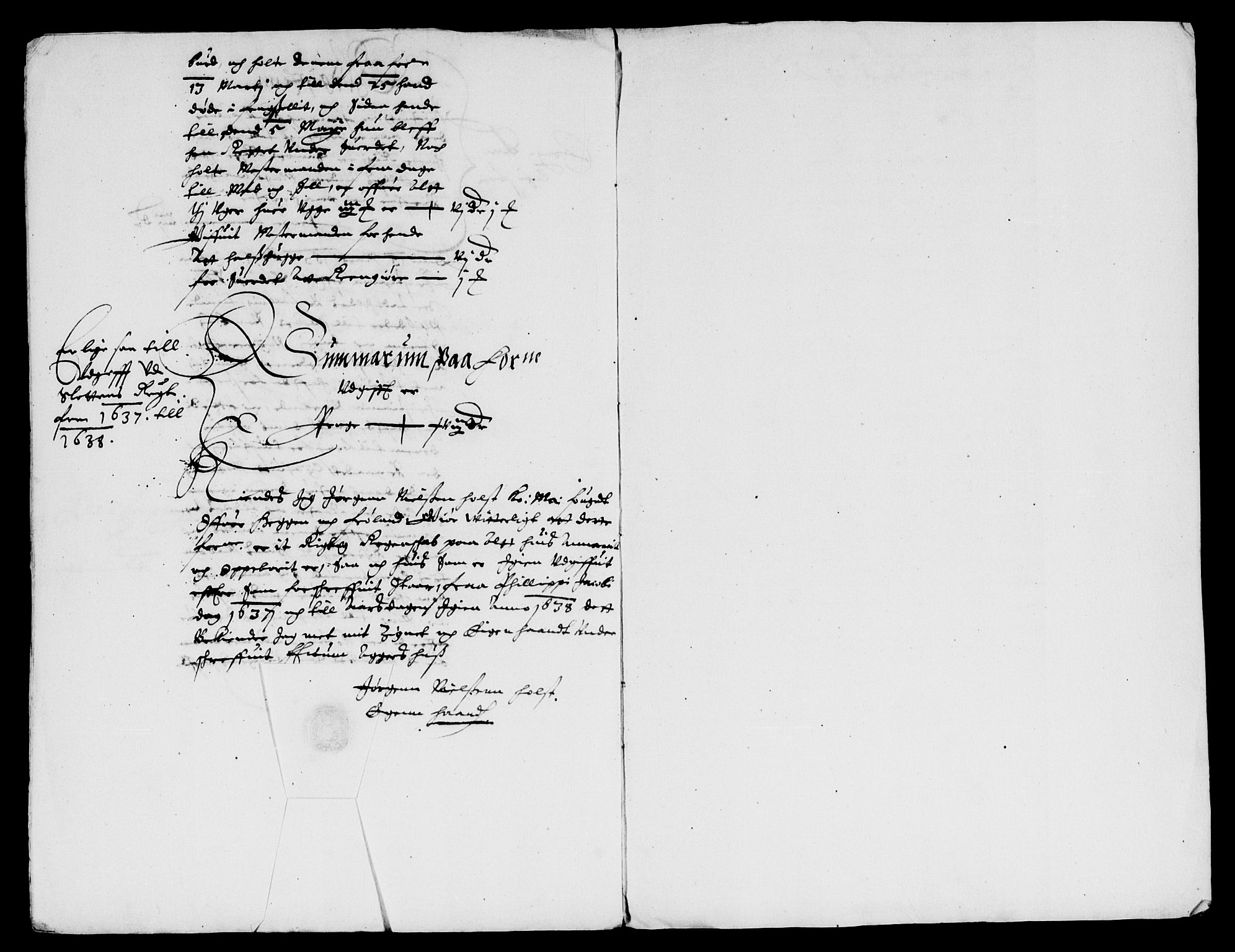 Rentekammeret inntil 1814, Reviderte regnskaper, Lensregnskaper, RA/EA-5023/R/Rb/Rba/L0132: Akershus len, 1635-1638