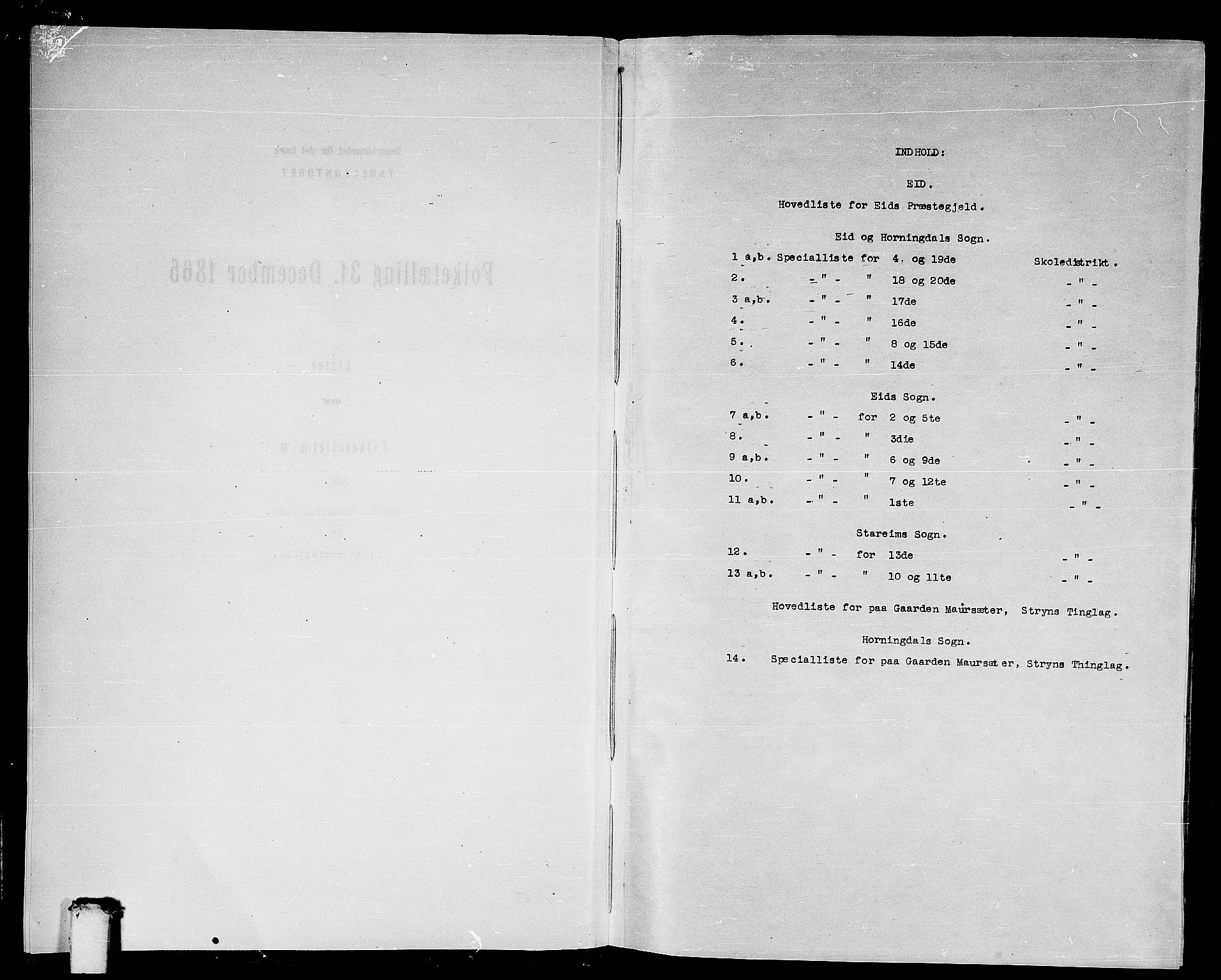 RA, Folketelling 1865 for 1443P Eid prestegjeld, 1865, s. 4