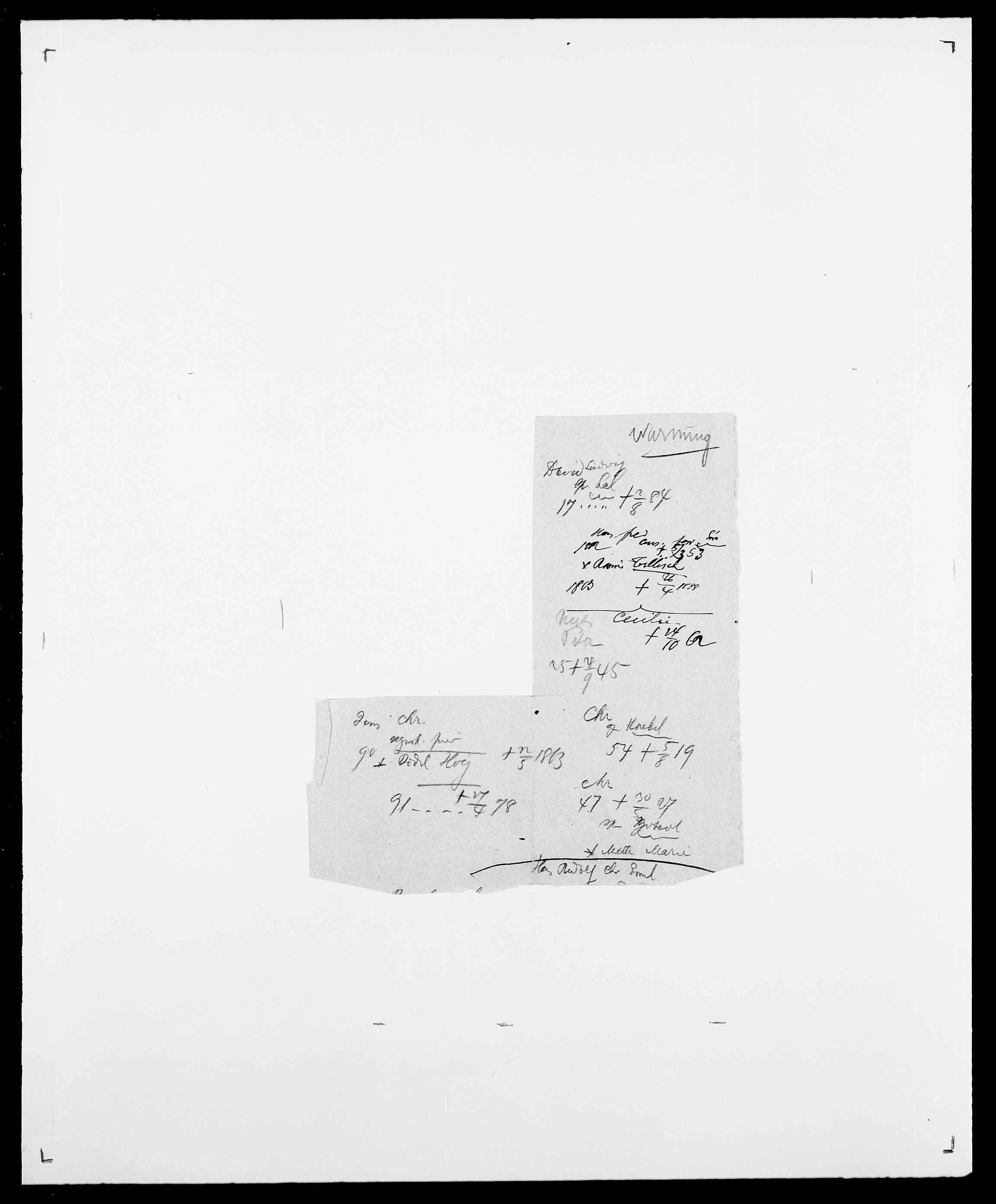 Delgobe, Charles Antoine - samling, AV/SAO-PAO-0038/D/Da/L0040: Usgaard - Velund, s. 340