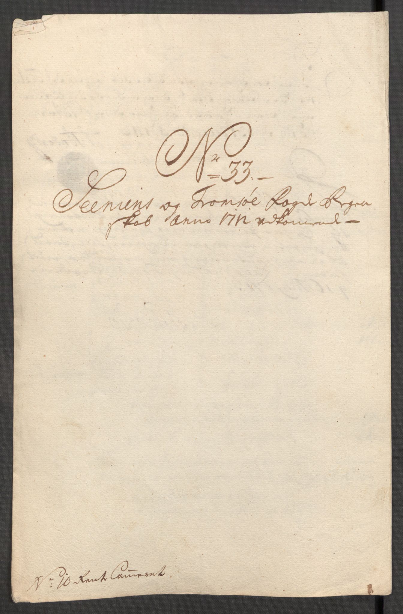 Rentekammeret inntil 1814, Reviderte regnskaper, Fogderegnskap, AV/RA-EA-4092/R68/L4758: Fogderegnskap Senja og Troms, 1711-1712, s. 440