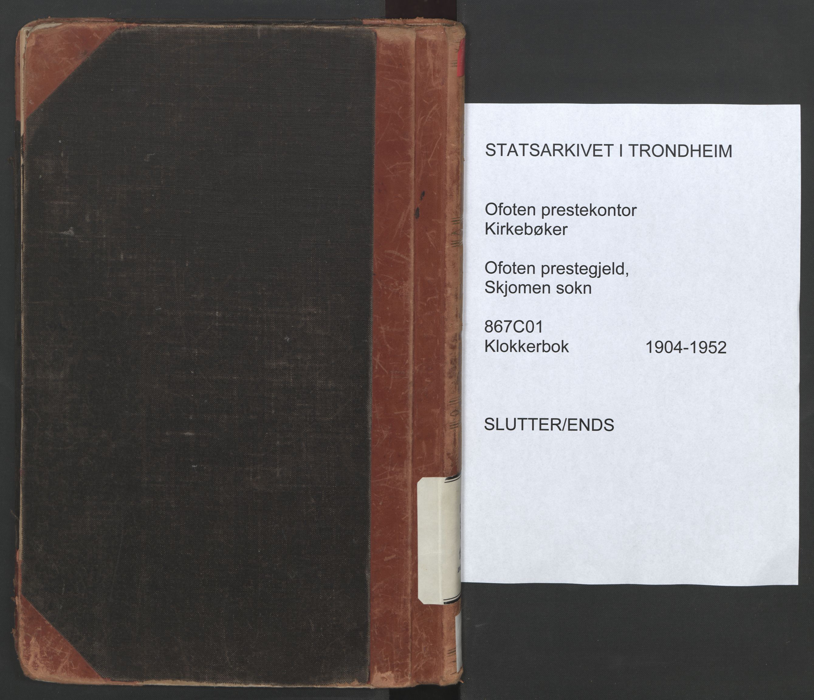 Ministerialprotokoller, klokkerbøker og fødselsregistre - Nordland, AV/SAT-A-1459/867/L0966: Klokkerbok nr. 867C01, 1904-1952