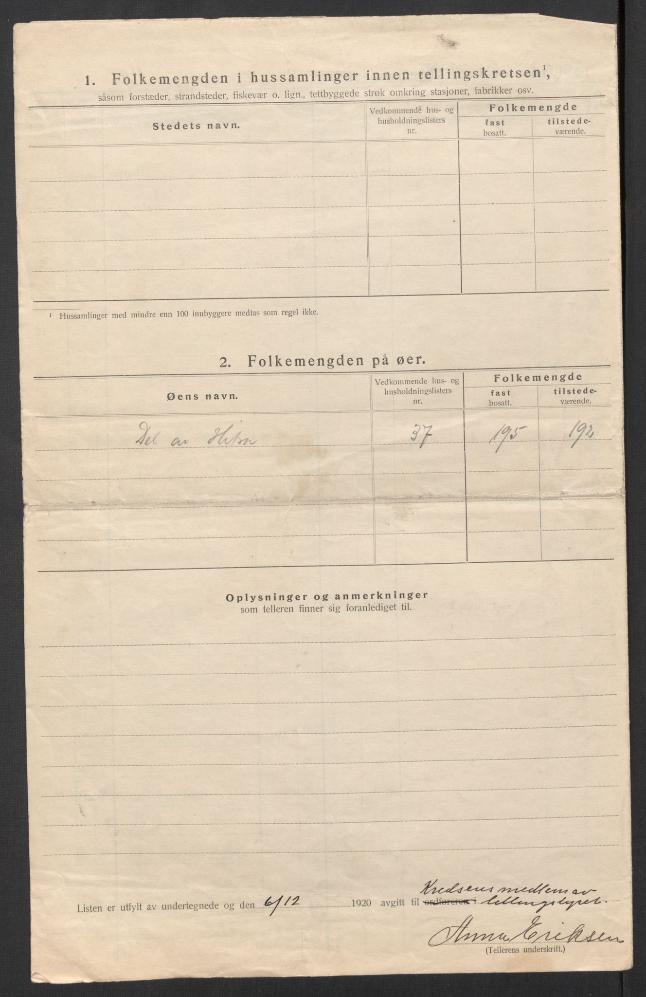 SAT, Folketelling 1920 for 1617 Hitra herred, 1920, s. 11