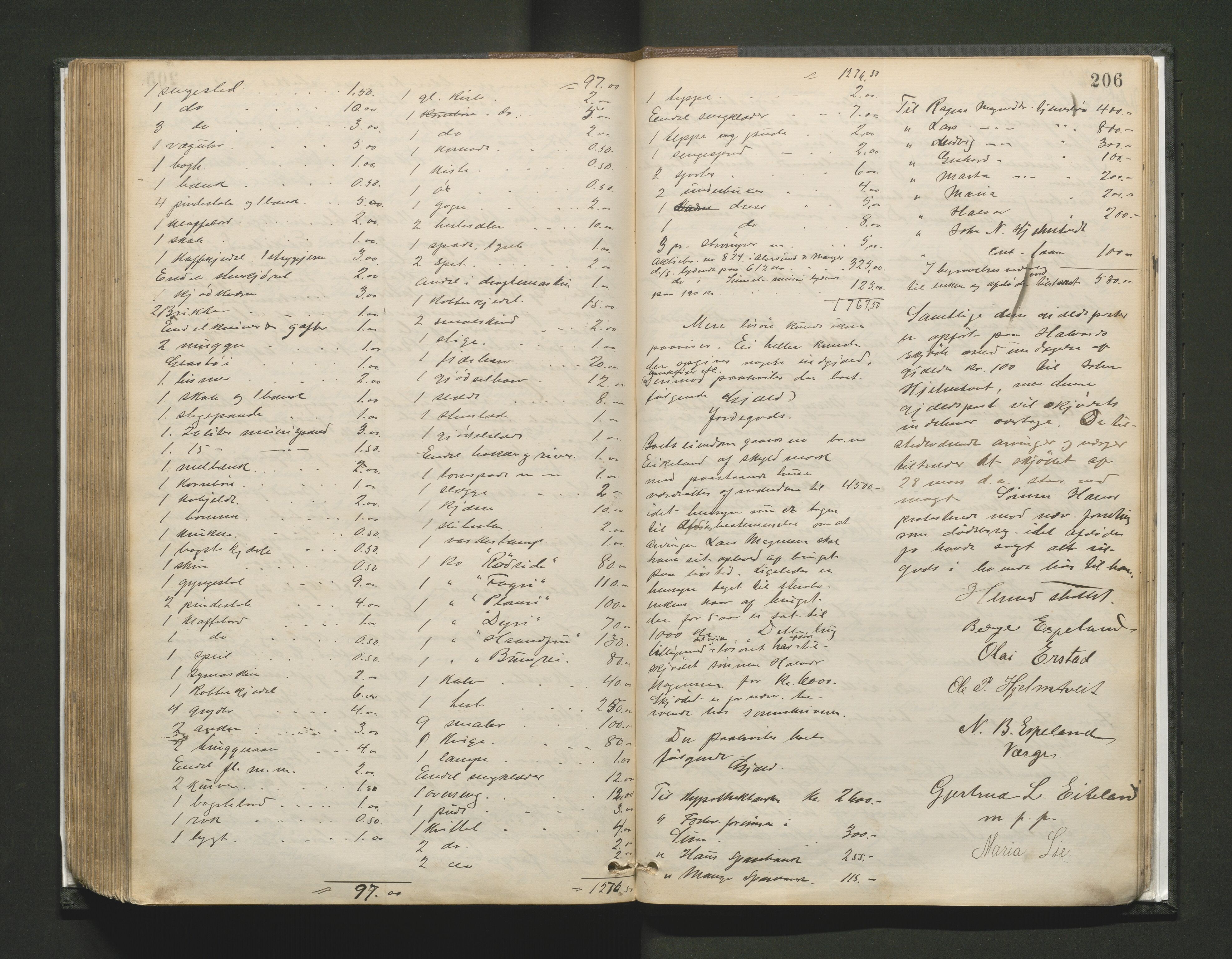 Lensmannen i Alversund, AV/SAB-A-30701/0006/L0001: Registreringsprotokoll, 1887-1913, s. 205b-206a