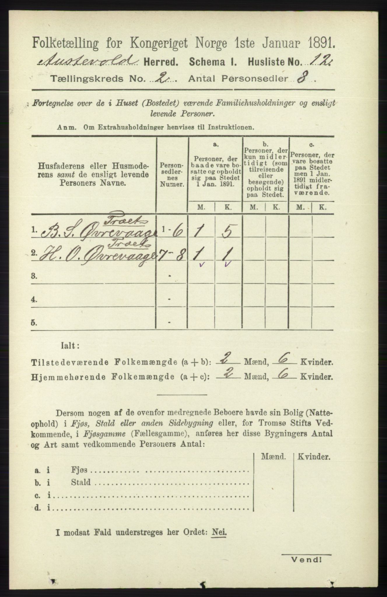 RA, Folketelling 1891 for 1244 Austevoll herred, 1891, s. 577