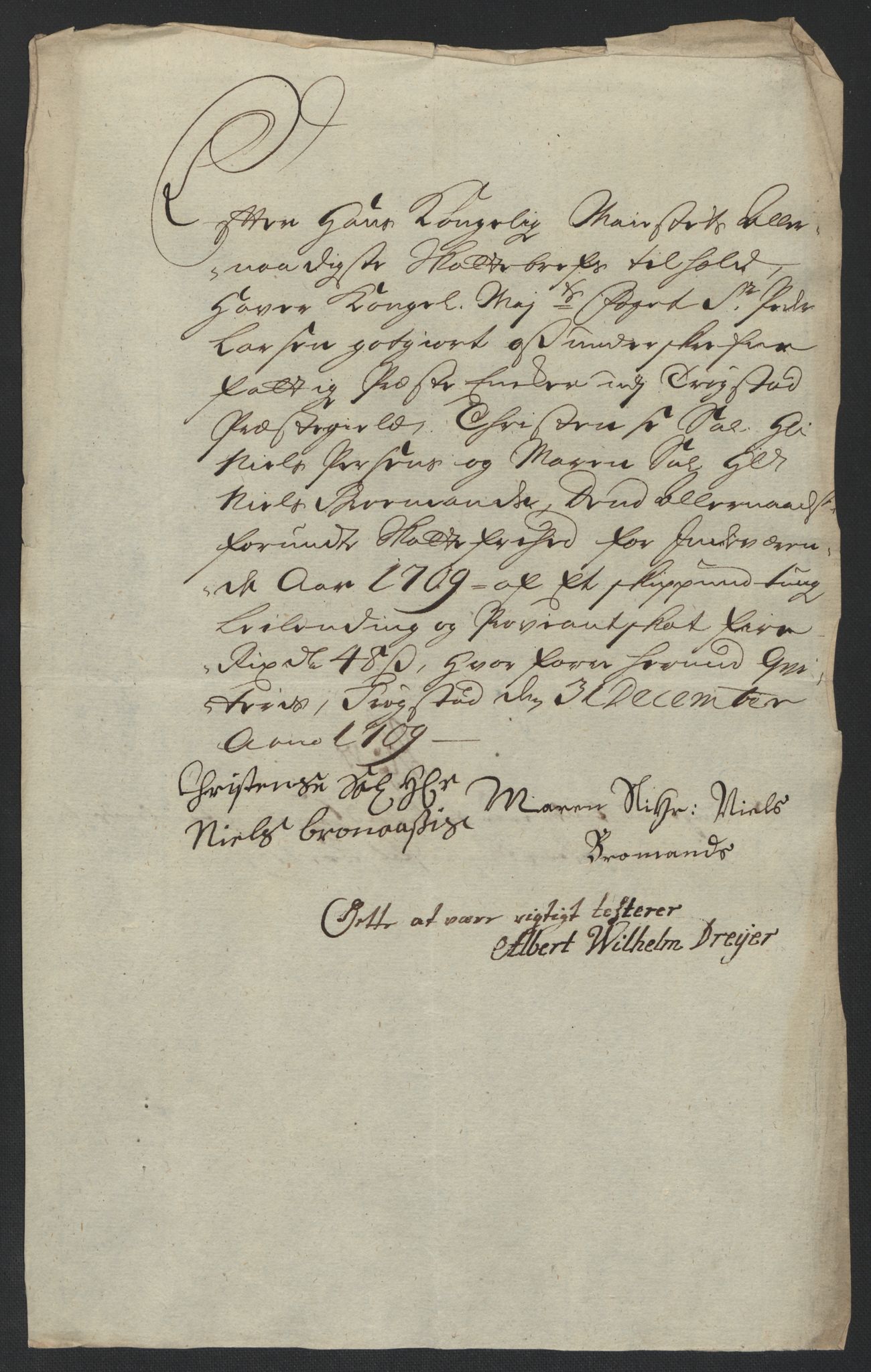 Rentekammeret inntil 1814, Reviderte regnskaper, Fogderegnskap, AV/RA-EA-4092/R07/L0301: Fogderegnskap Rakkestad, Heggen og Frøland, 1709, s. 254