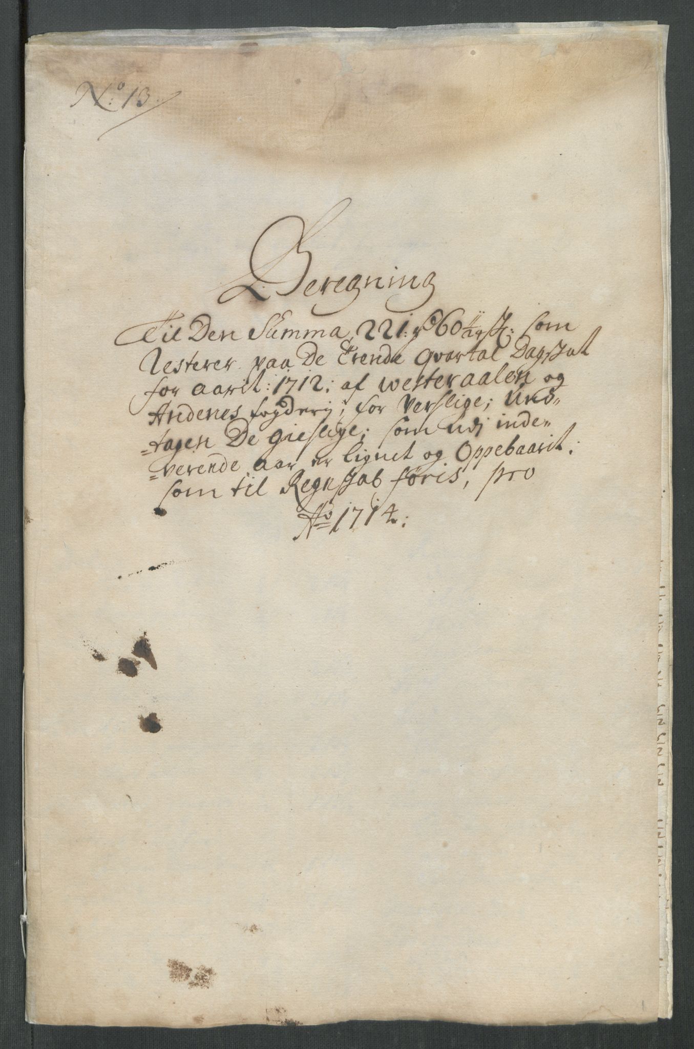 Rentekammeret inntil 1814, Reviderte regnskaper, Fogderegnskap, RA/EA-4092/R67/L4680: Fogderegnskap Vesterålen, Andenes og Lofoten, 1714, s. 95