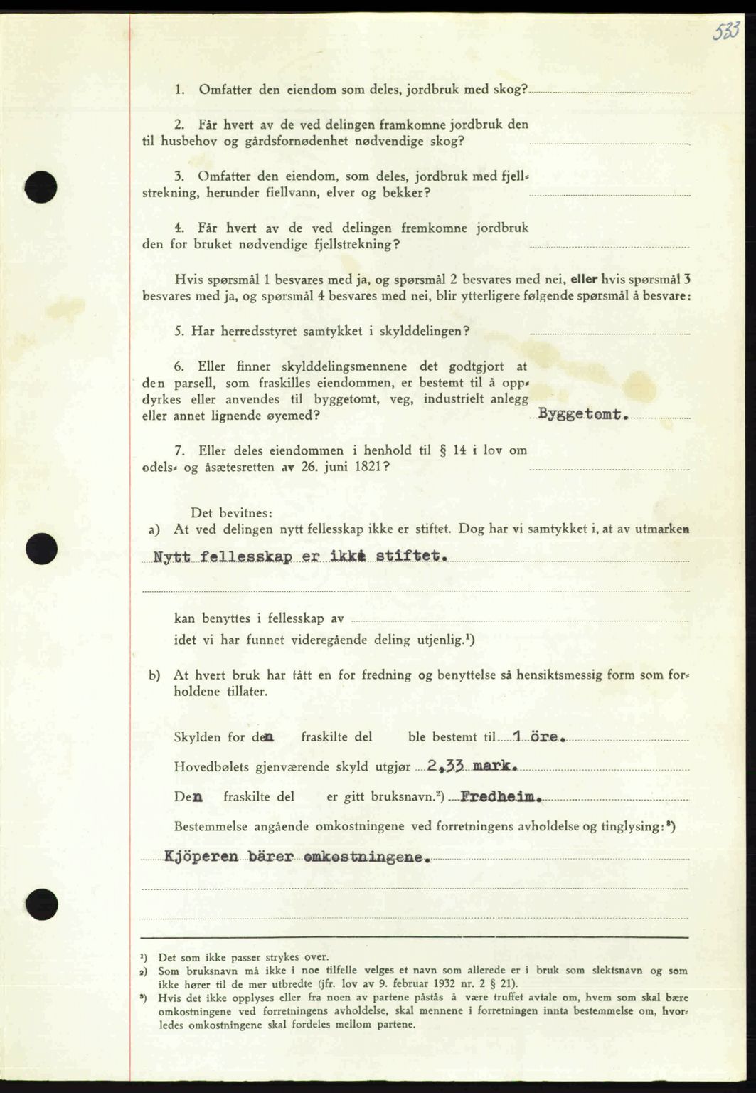 Nordmøre sorenskriveri, AV/SAT-A-4132/1/2/2Ca: Pantebok nr. A107, 1947-1948, Dagboknr: 243/1948