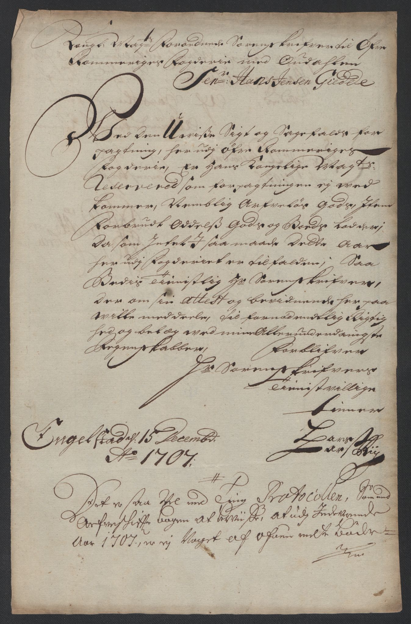 Rentekammeret inntil 1814, Reviderte regnskaper, Fogderegnskap, RA/EA-4092/R12/L0718: Fogderegnskap Øvre Romerike, 1706-1707, s. 290