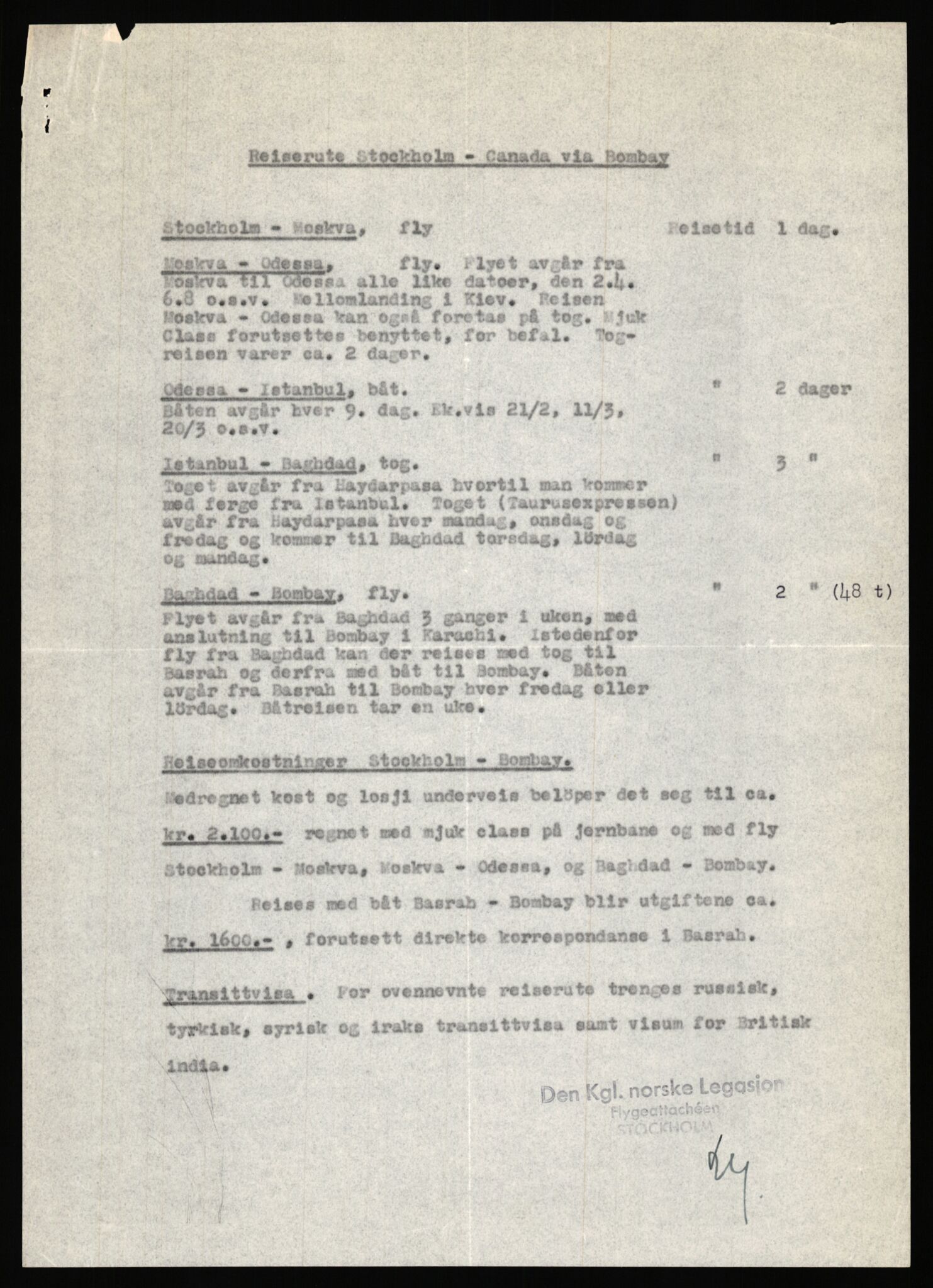 Forsvaret, Forsvarets krigshistoriske avdeling, AV/RA-RAFA-2017/Y/Ya/L0006: II-C-11-11,2 - Utenriksdepartementet.  Legasjonen i Helsingfors., 1940-1946, s. 248