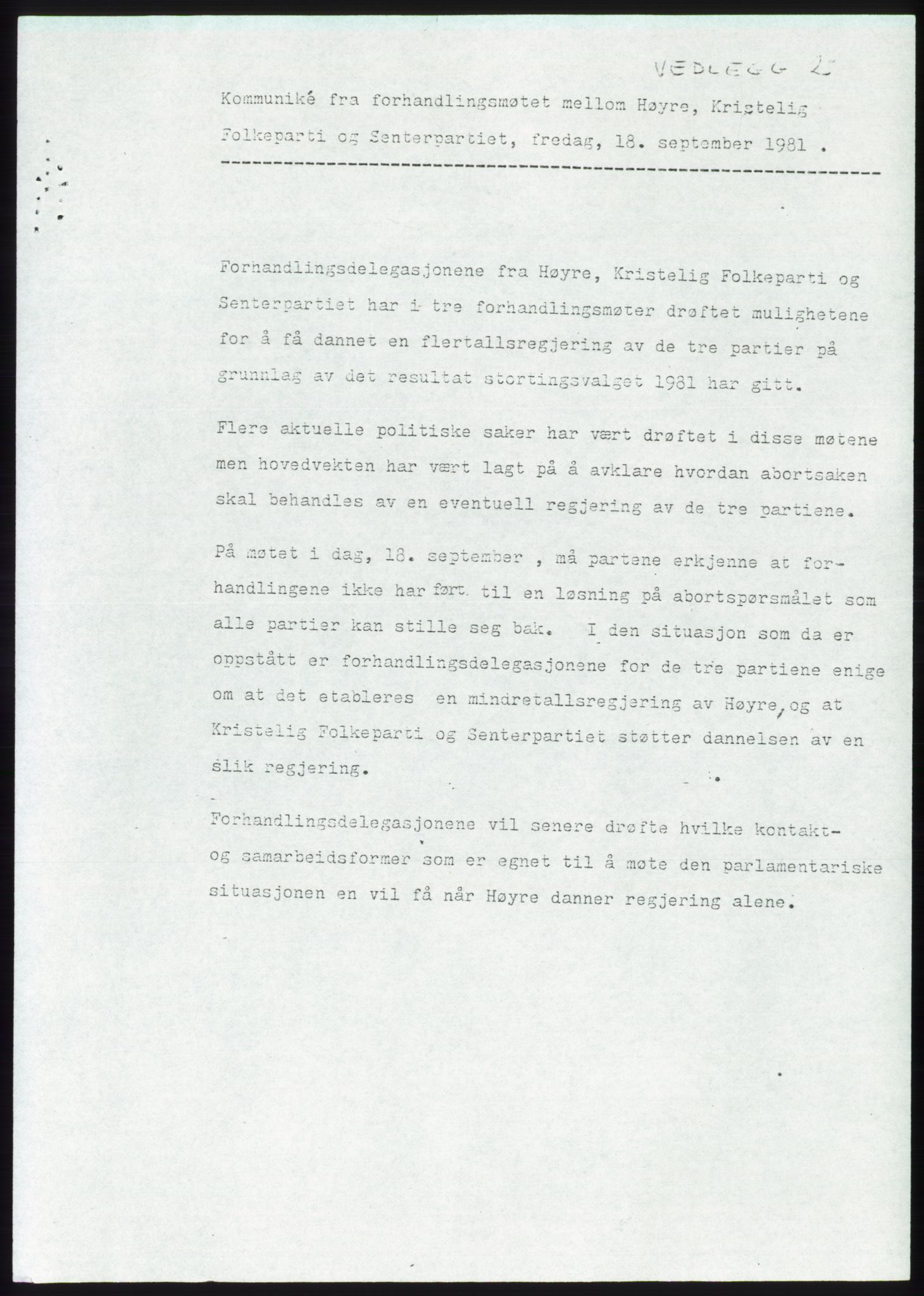 Forhandlingsmøtene 1981 mellom Høyre, KrF og Senterpartiet om dannelse av regjering, RA/PA-0695/A/L0001: Forhandlingsprotokoll, 1981, s. 25
