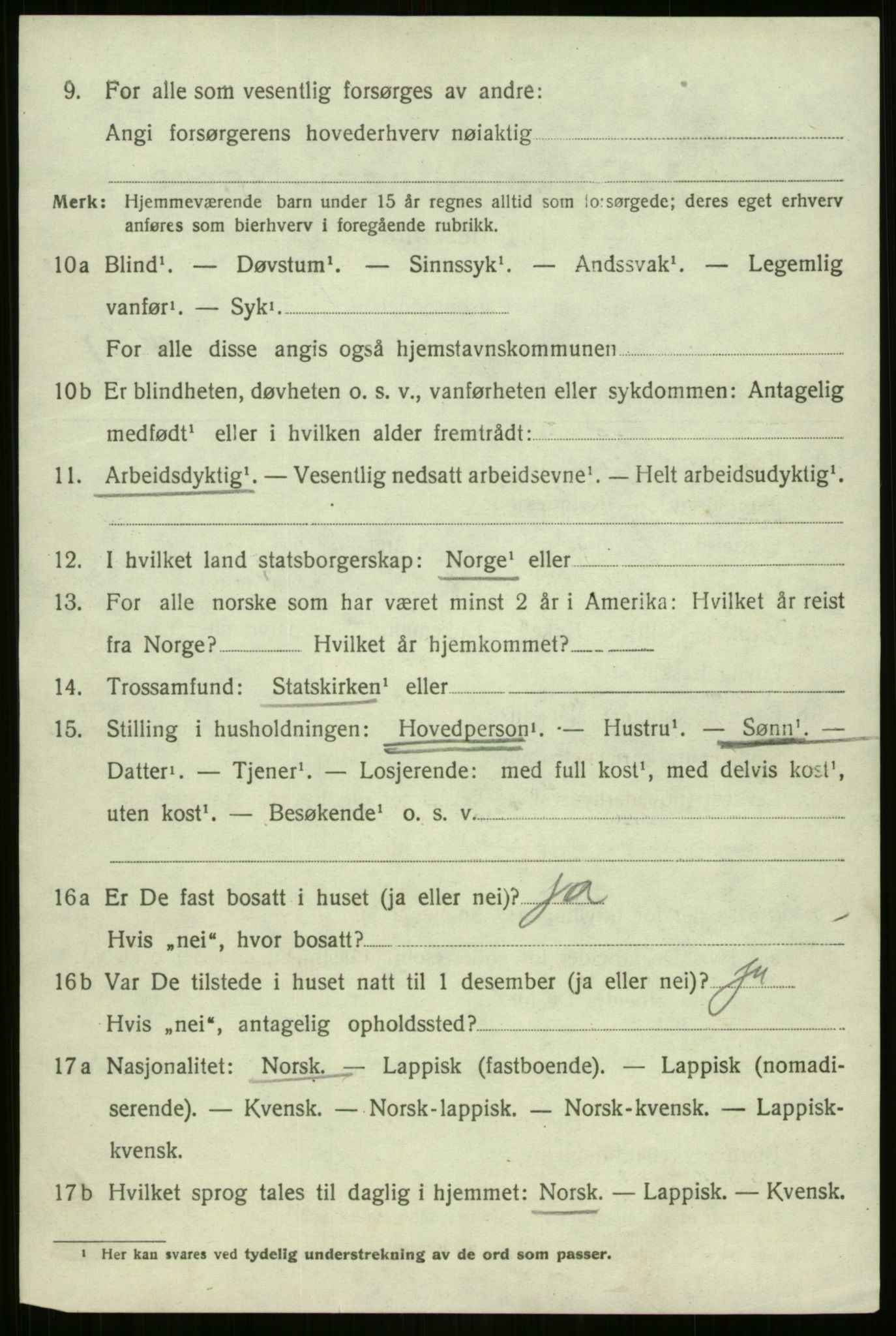 SATØ, Folketelling 1920 for 1942 Nordreisa herred, 1920, s. 2162