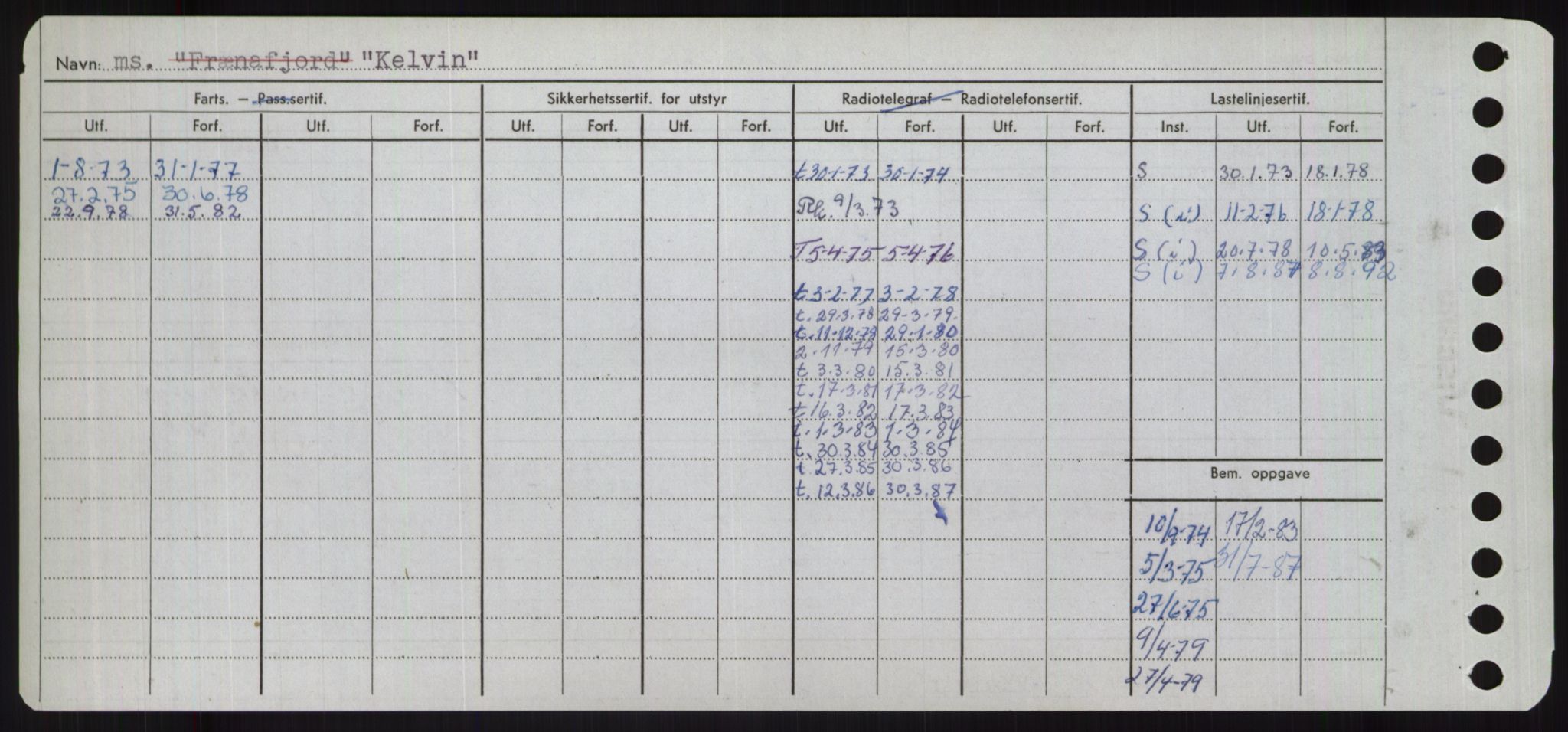 Sjøfartsdirektoratet med forløpere, Skipsmålingen, RA/S-1627/H/Ha/L0003/0001: Fartøy, Hilm-Mar / Fartøy, Hilm-Kol, s. 728