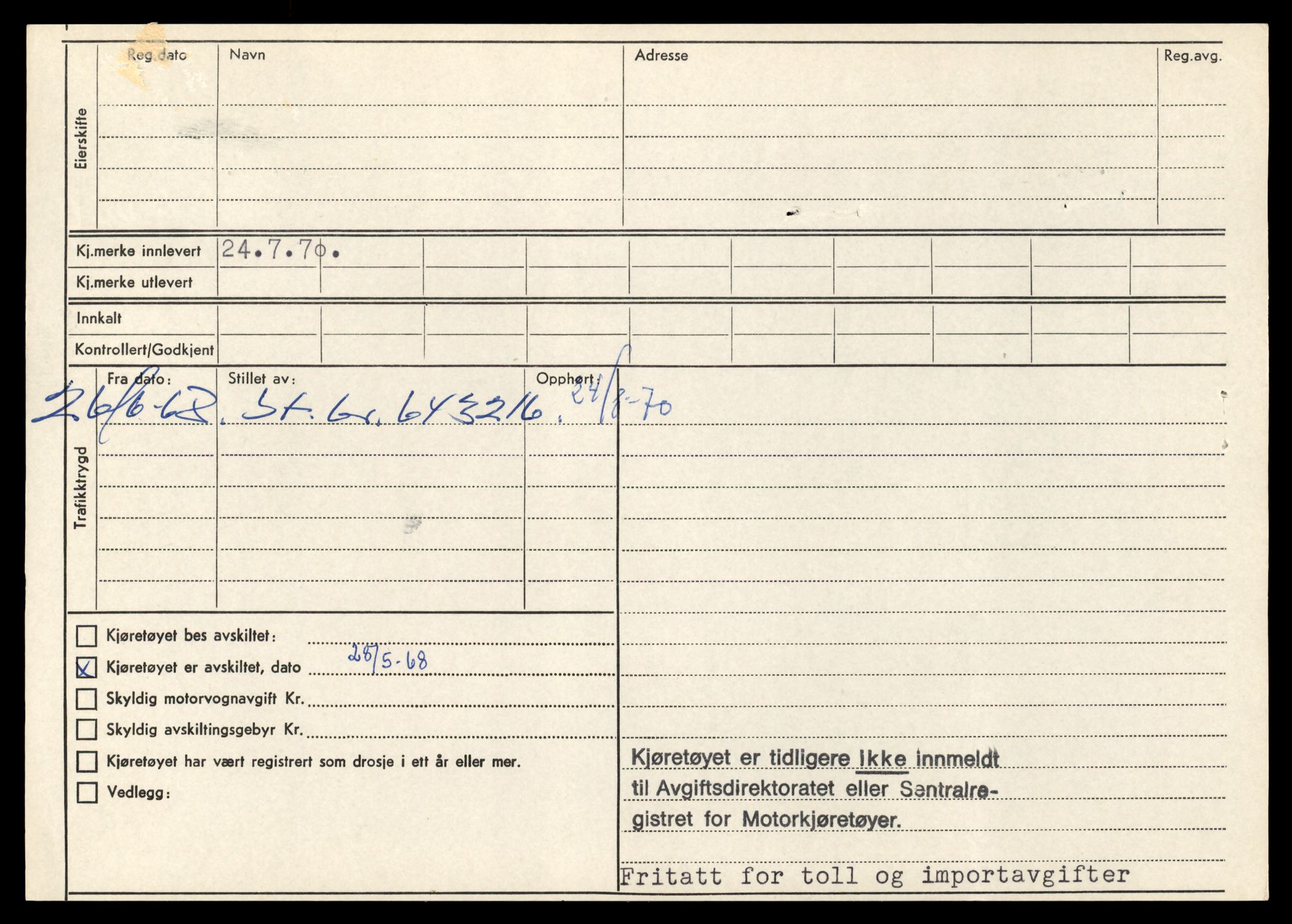 Møre og Romsdal vegkontor - Ålesund trafikkstasjon, AV/SAT-A-4099/F/Fe/L0041: Registreringskort for kjøretøy T 13710 - T 13905, 1927-1998, s. 1406