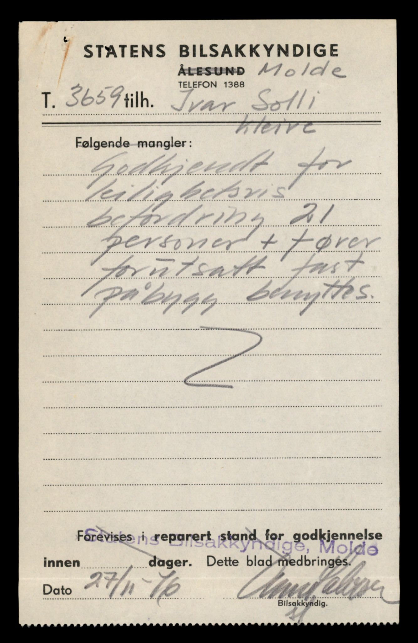 Møre og Romsdal vegkontor - Ålesund trafikkstasjon, AV/SAT-A-4099/F/Fe/L0035: Registreringskort for kjøretøy T 12653 - T 12829, 1927-1998, s. 2200
