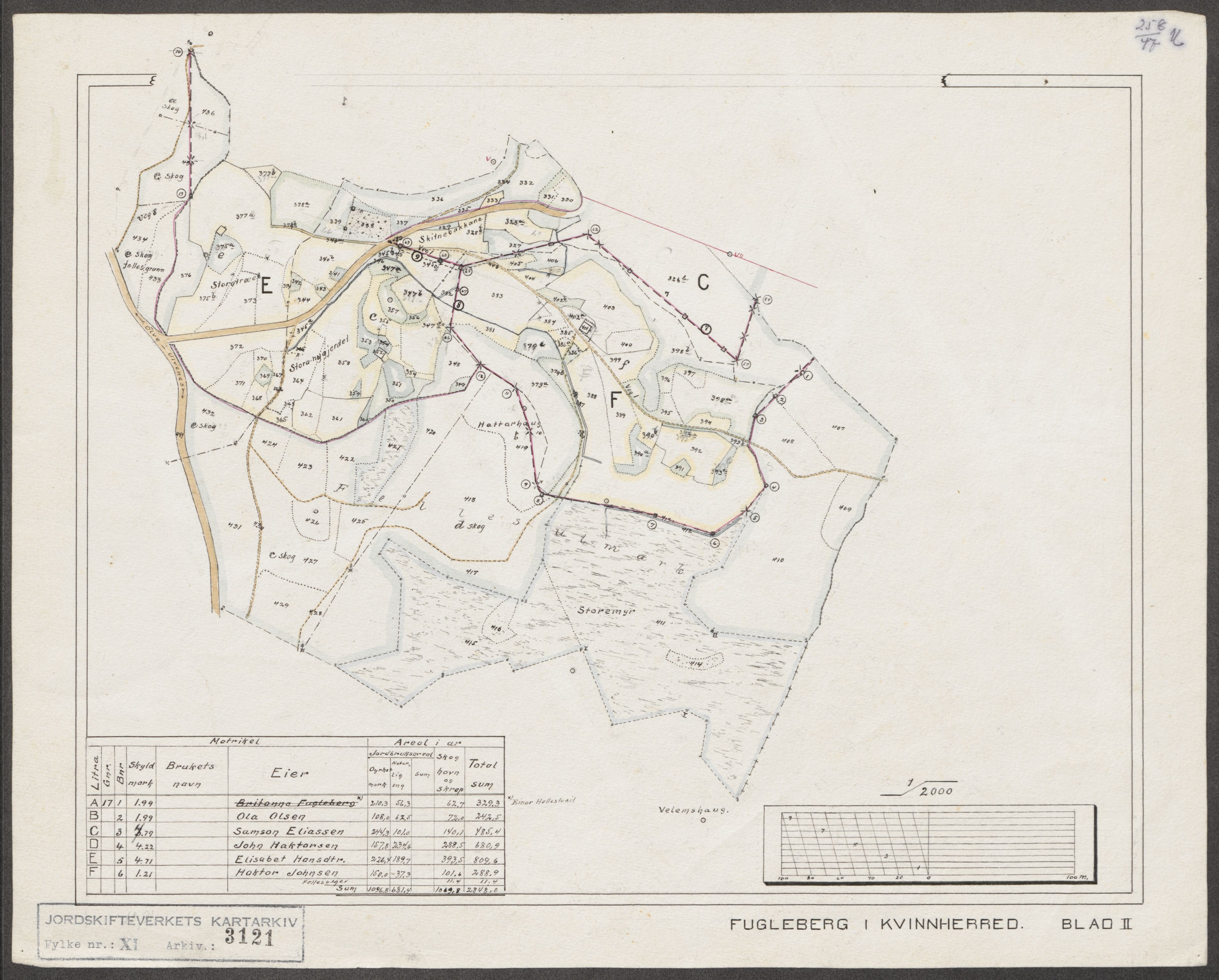 Jordskifteverkets kartarkiv, AV/RA-S-3929/T, 1859-1988, s. 3540